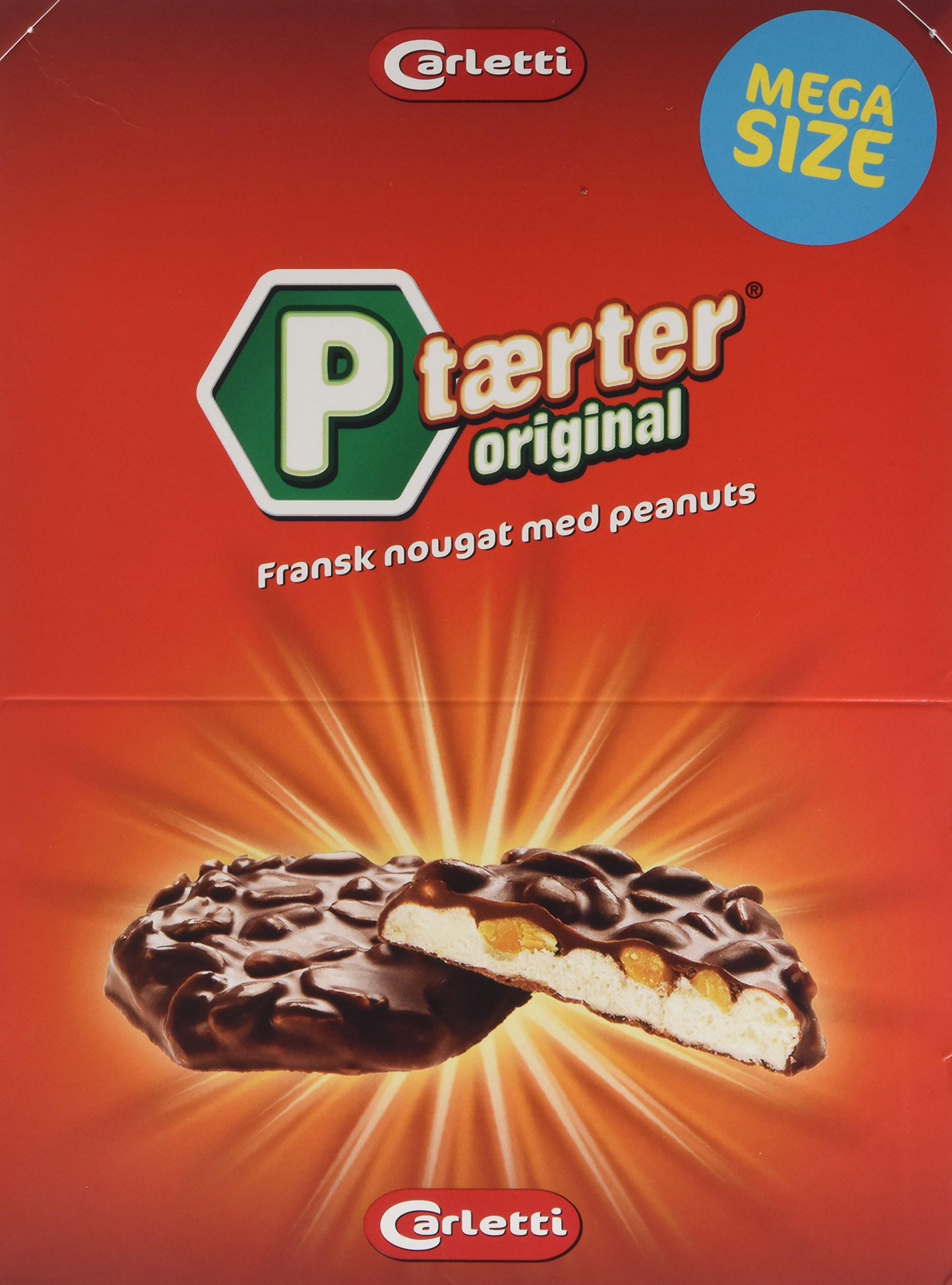 Carletti French Nougat with Peanuts Unwrapped 625 g (Pack of 25)