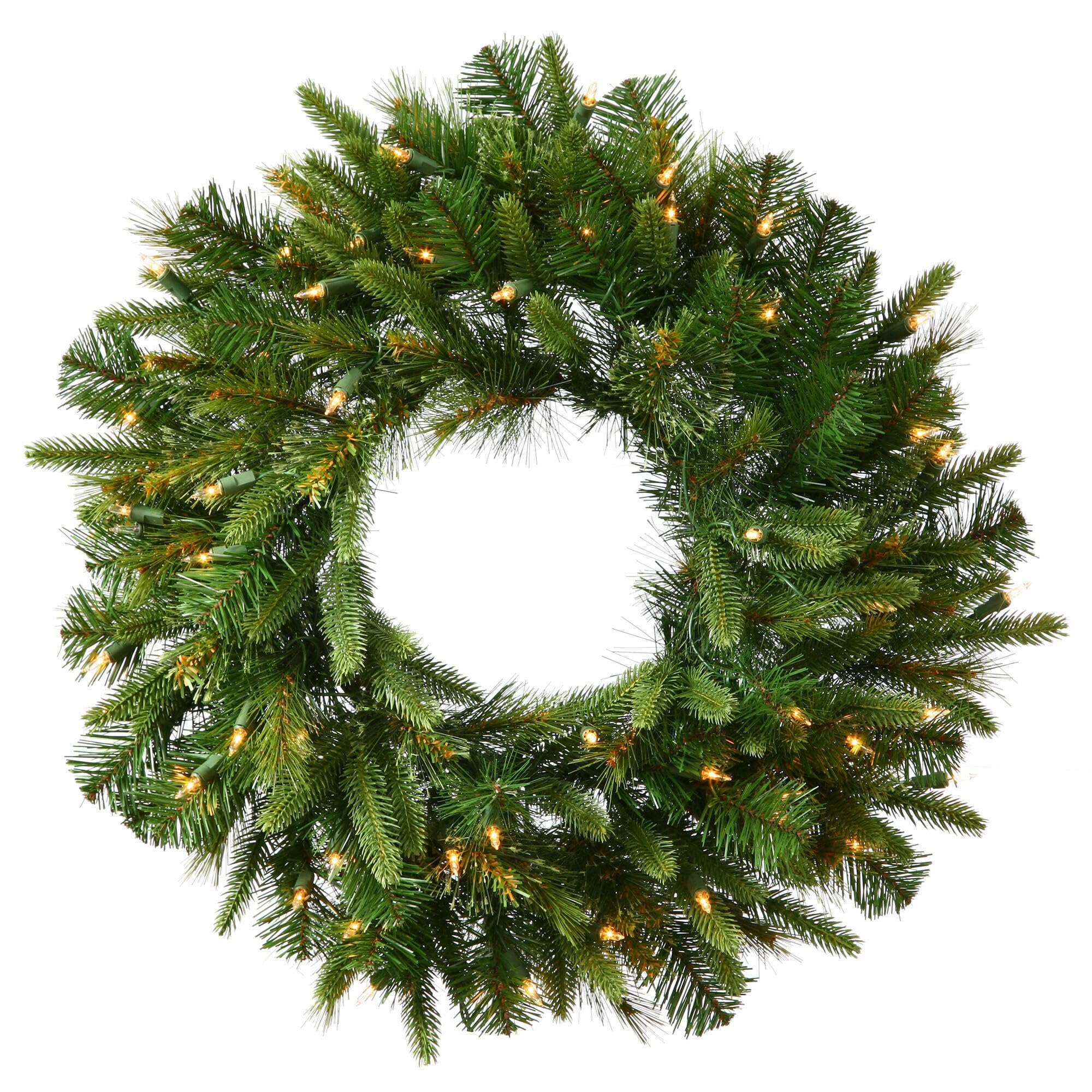 Vickerman36" Cashmere Wreath with 100 Warm White LED Lights