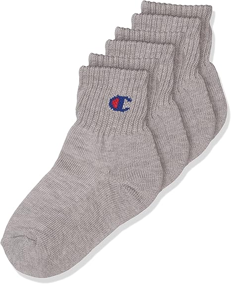 Amazon チャンピオン ショートソックス 3足組 ワンポイントロゴ クォーターレングスソックス3p Cmsch2 メンズ スポーツソックス 通販