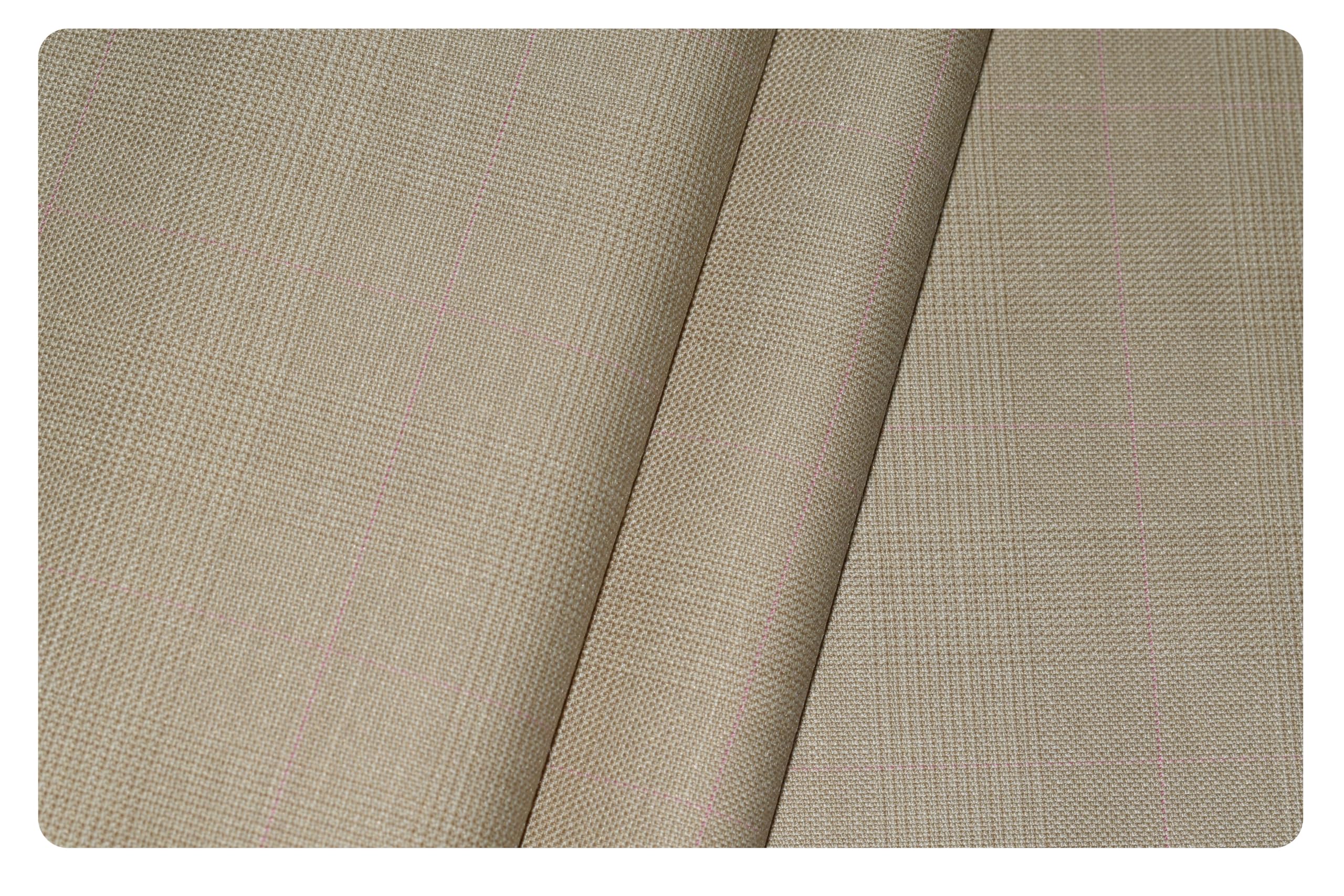 arvind Men's Super 120's Merino Wool Checkered Unstitched Trouser or Blazer Suit (RB29K2)-picture-29
