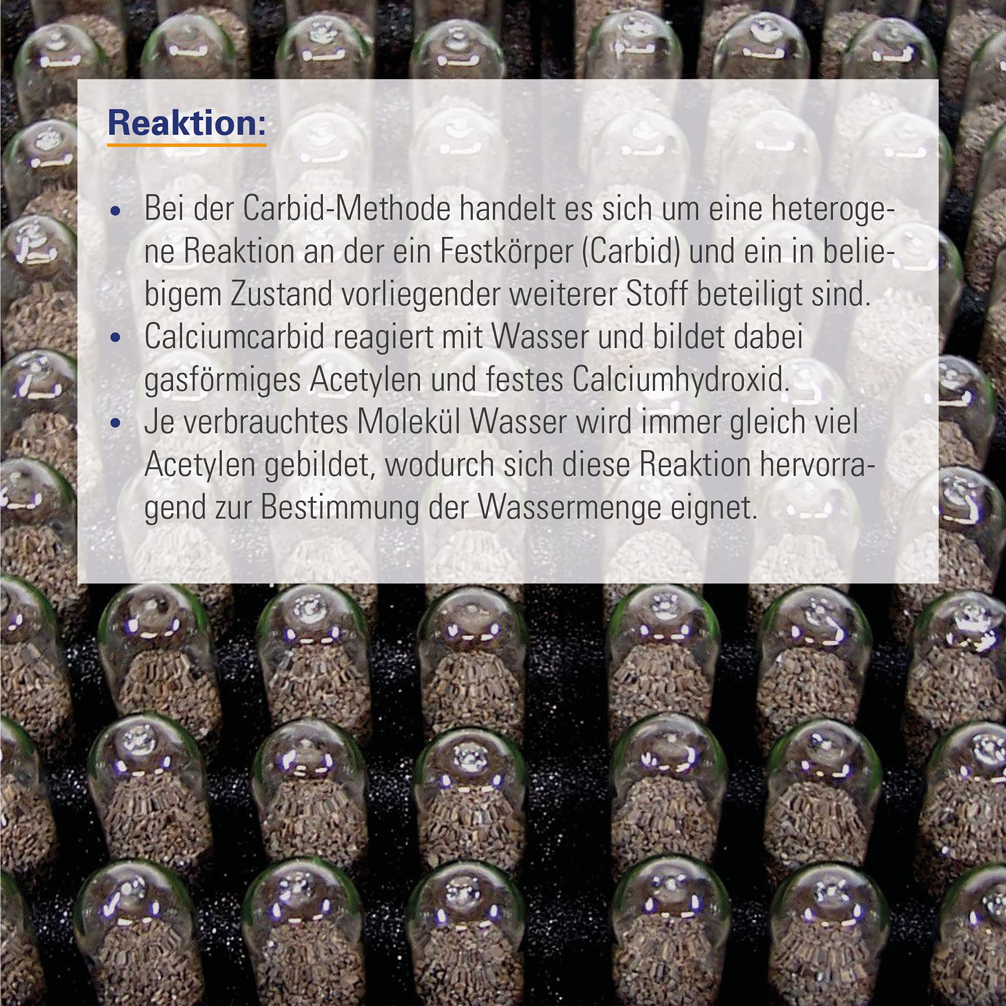 Karl Dahm Ampollas de Carburo de Medición CM, Paquete de 100 I Accesorios para Controlar la Humedad I Ampollas de Carburo de Calcio para Medir y Visualizar Inmediatamente la Humedad Residual – 41427