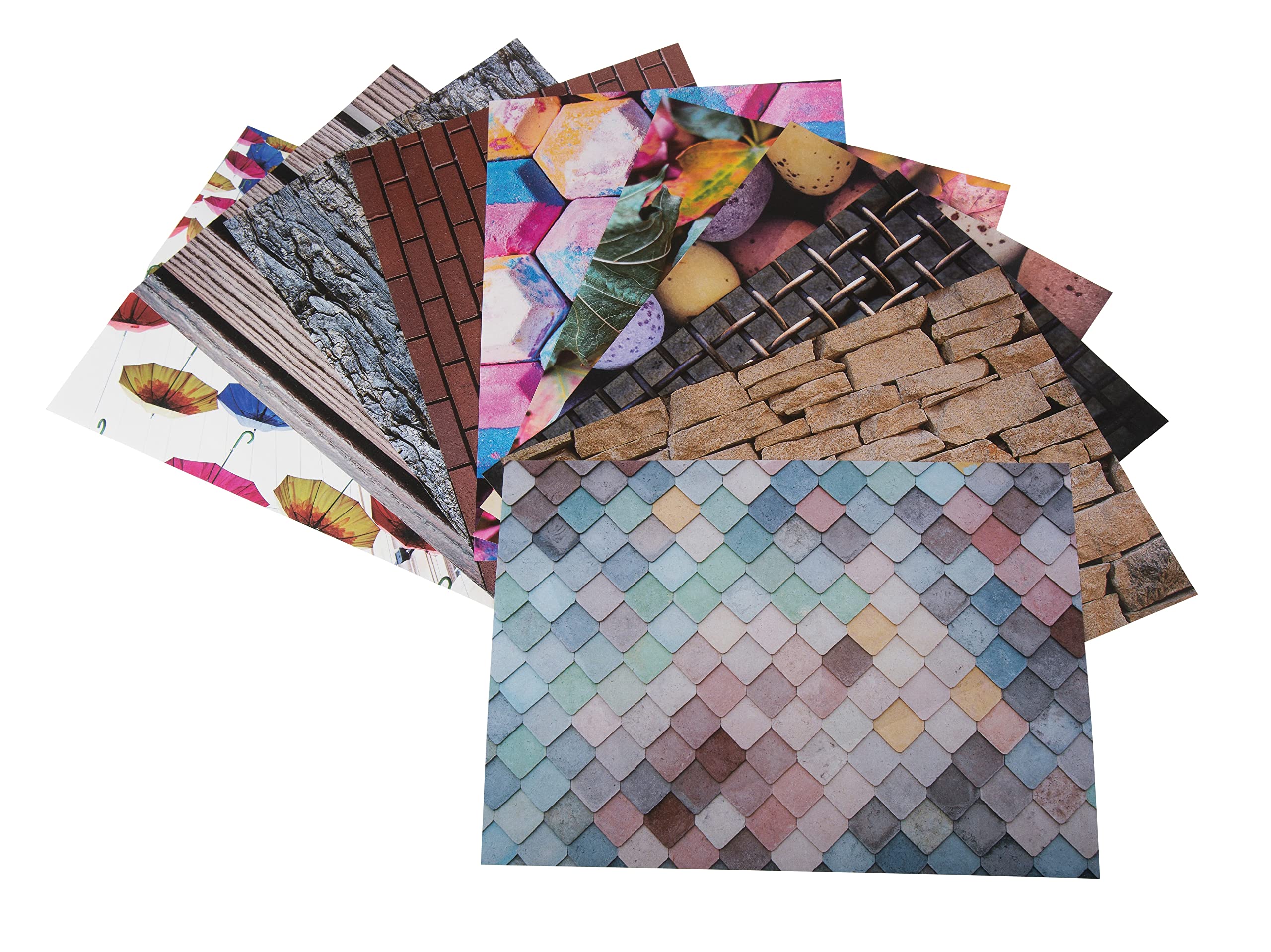 Craft paper | Printed A4 paper | Collage paper | Pack of 40 sheets | Patterns