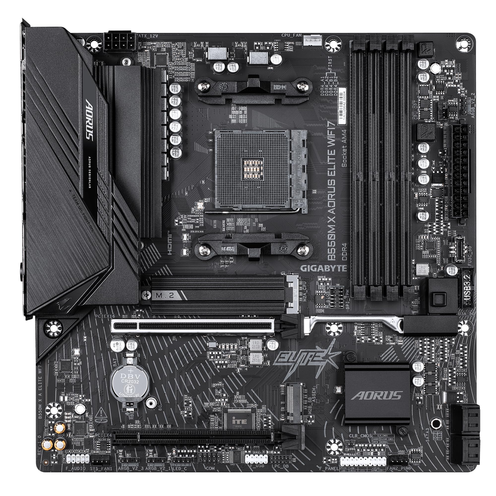 GIGABYTE B550M X AORUS Elite WIFI7 Carte Mère