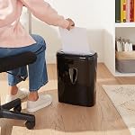Amazon Basics 6-Sheet High-Security Micro-Cut Paper and Credit Card Home Office Shredder
