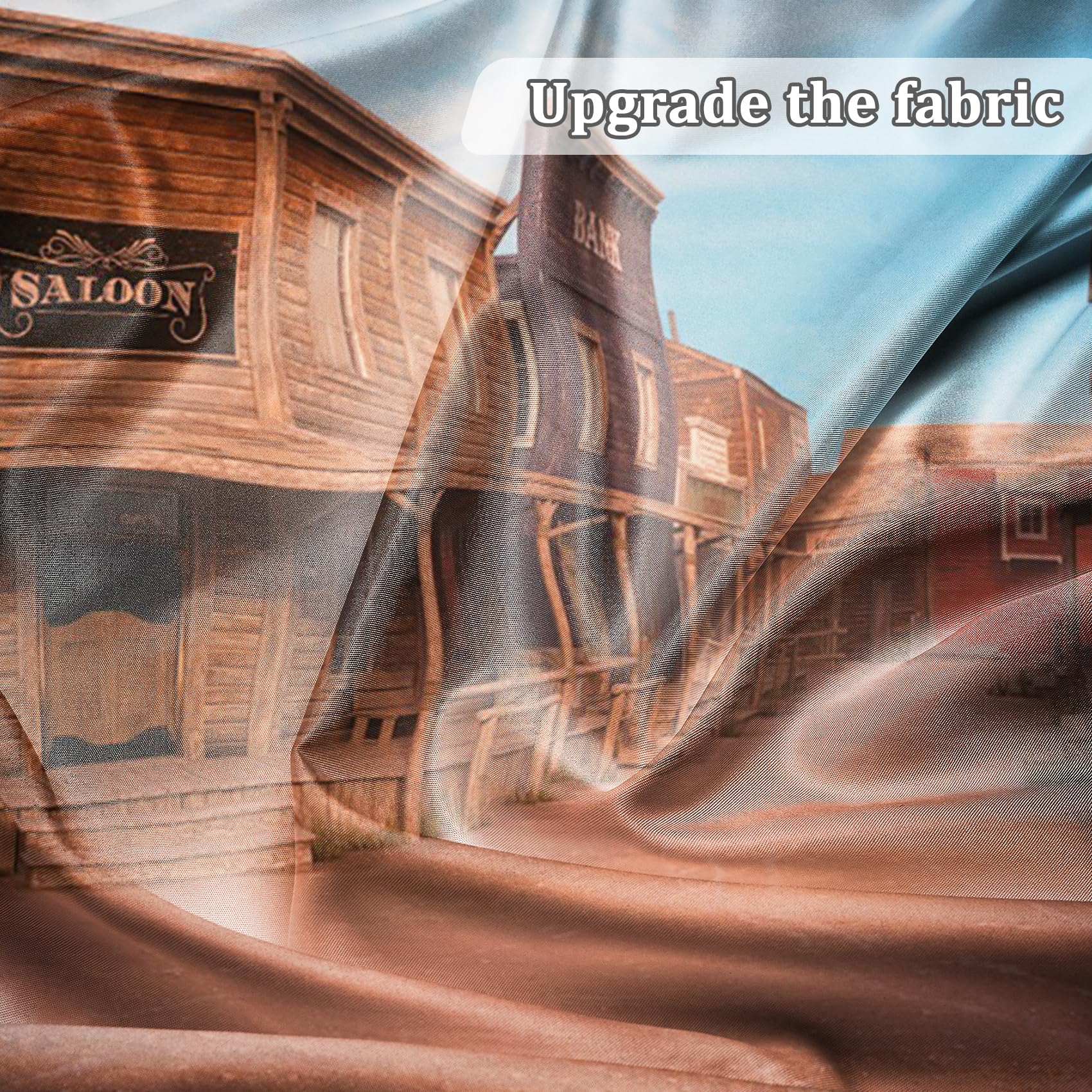 8x6ft Western Saloon Backdrop Vintage Retro Bar Background Rustic Brown...