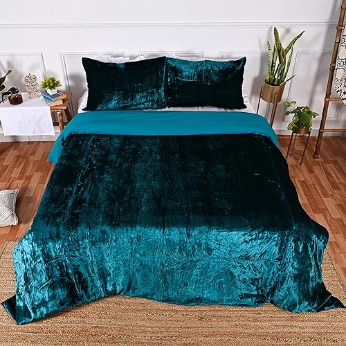 Miniatura 24 de Fundas de edredón de terciopelo aplastado ultra lujosas, ropa de cama bohemia color burdeos, tamaño Queen, ropa de cama UO, funda de edredón Donna