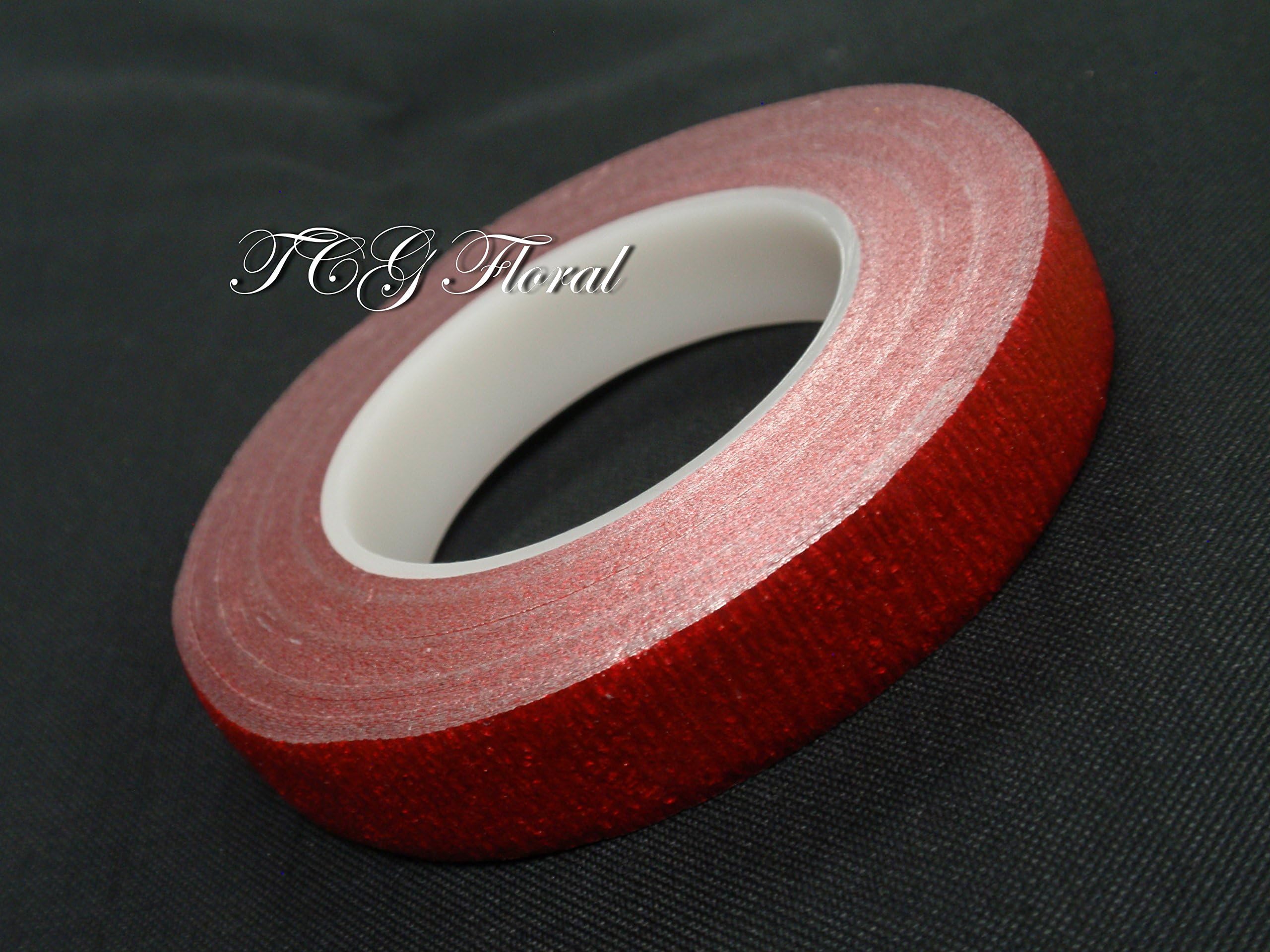 TCG Floral Metallic Red Stem Wrap