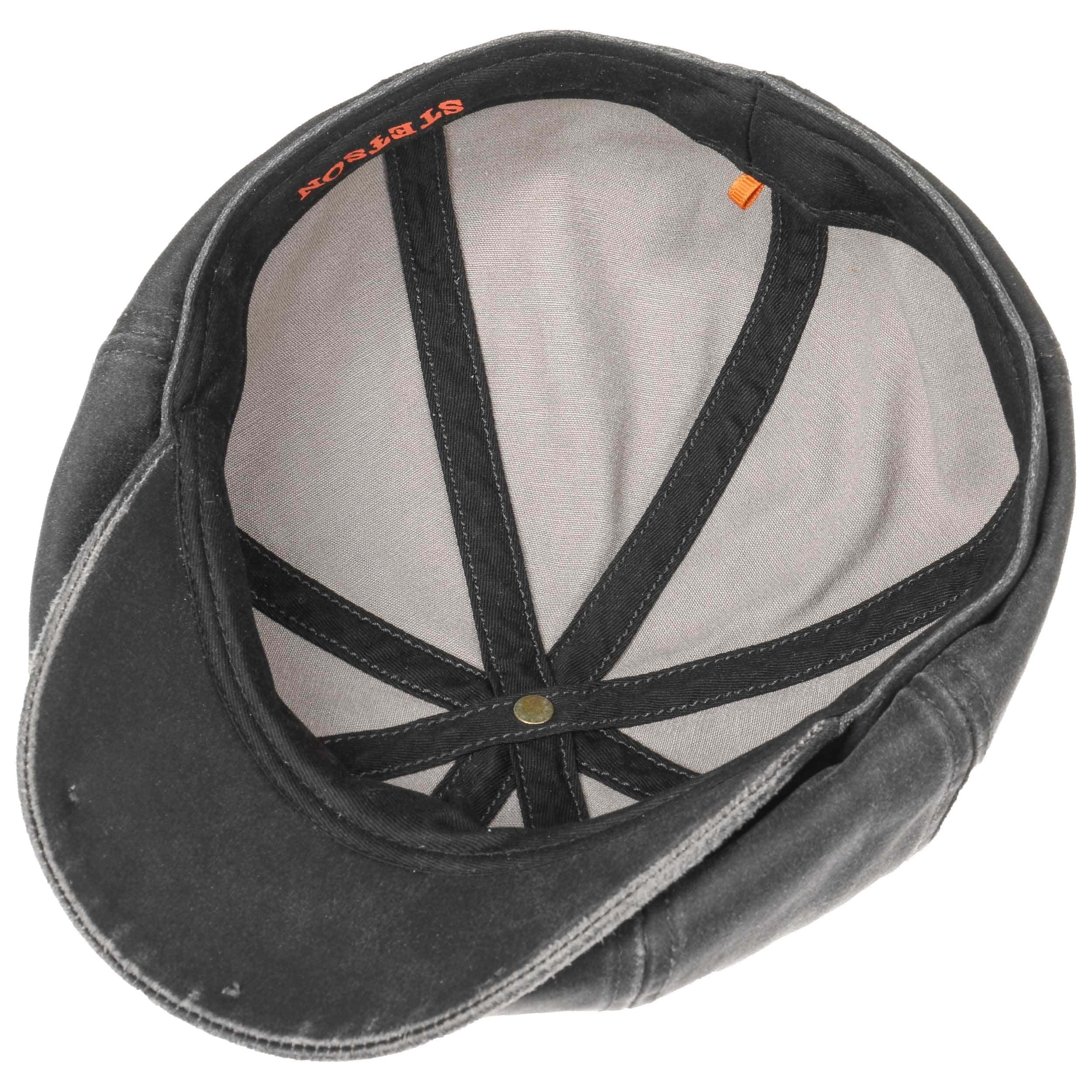 Stetson Gorra Plana Hatteras Old Cotton Newsboy Protección UV 40 Impermeable Boina Algodón Mujer Hombre Verano Invierno