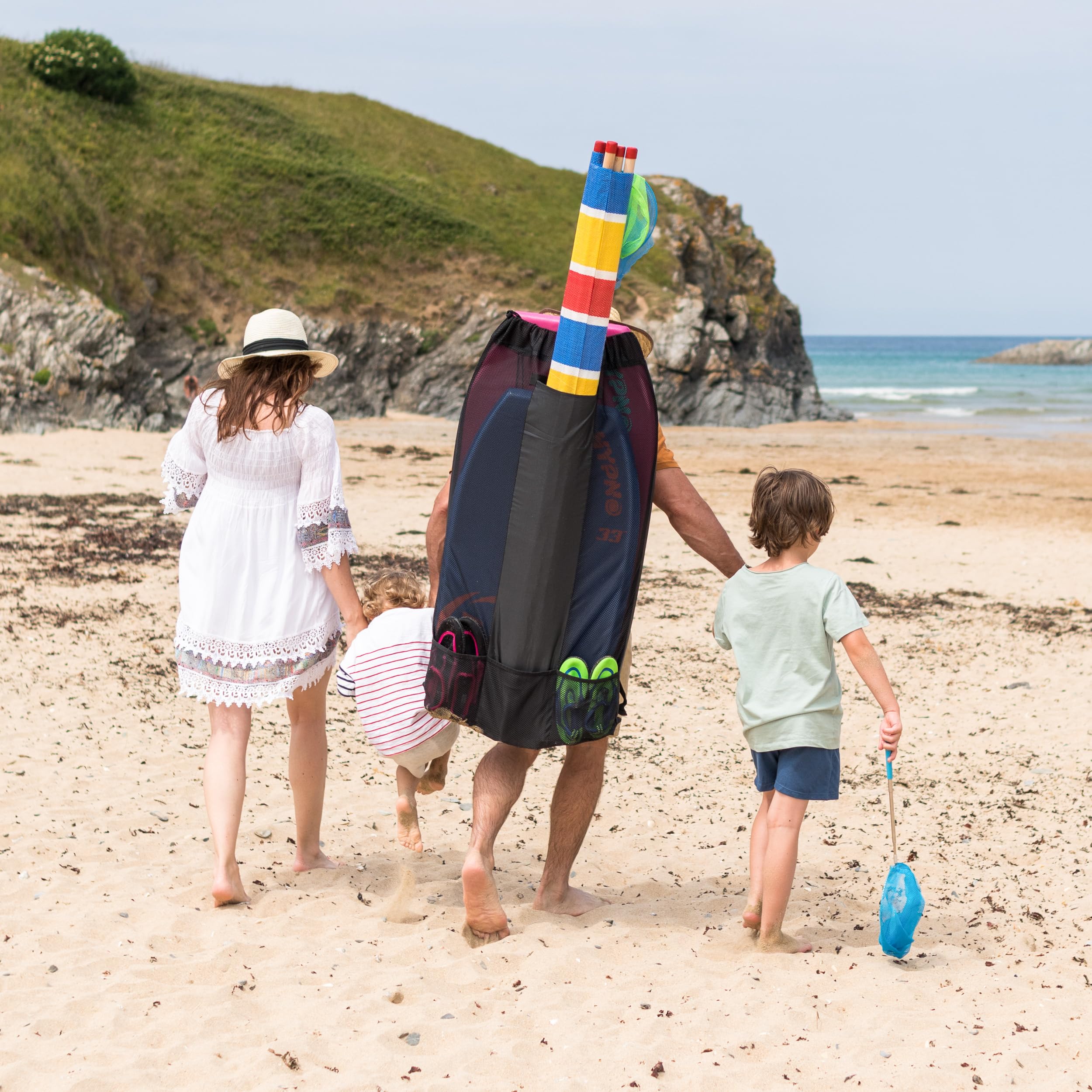 Borsa Bodyboard Yello - Zaino Impermeabile Per Spiaggia Con Scomparti, Fino A 106 Cm - Foto 2