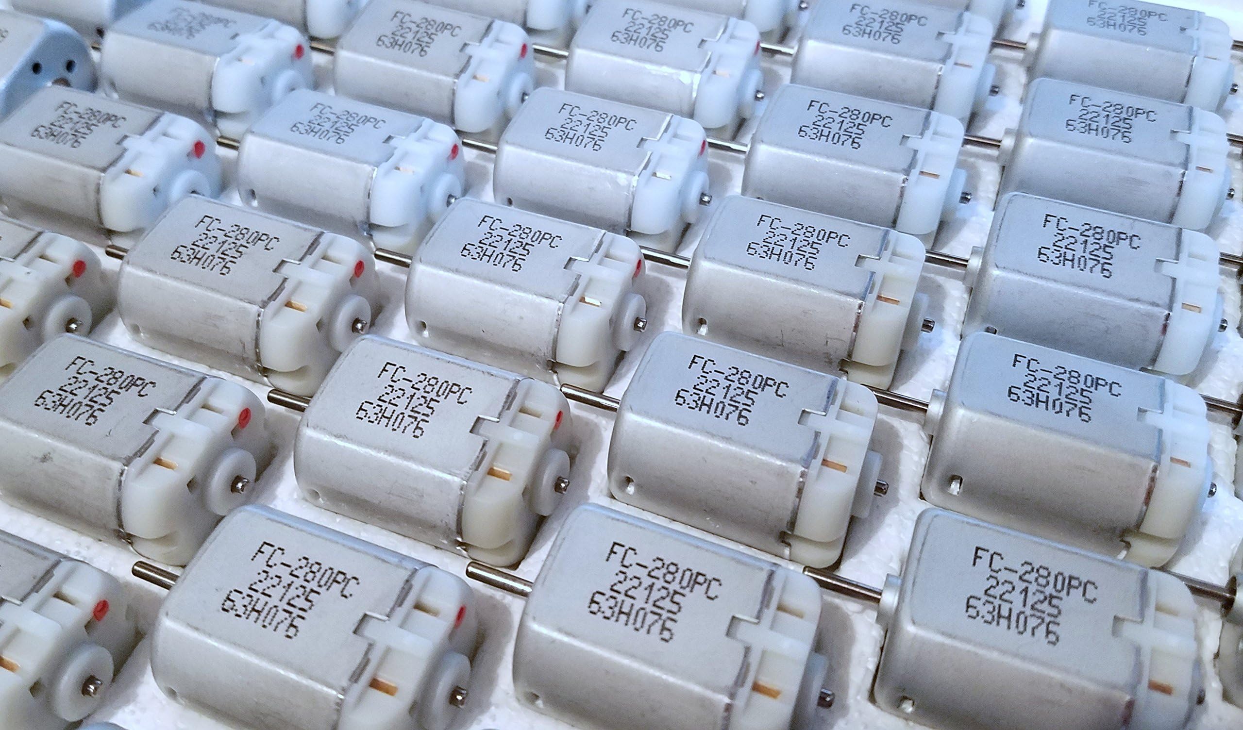 25 Pack Dealer Lot - 10mm ROUND SHAFT Central Door Lock Actuator Motor FC-280PC-22125 ROUND SHAFT, Circle Spindle, Power Locking Repair Engine OEM Replacement for Mabuchi