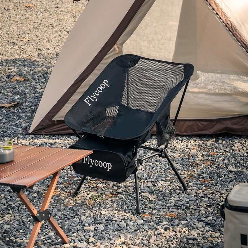 Flycoop Összecsukható Camping Szék 180 kg Teherbírás Hordtáskával