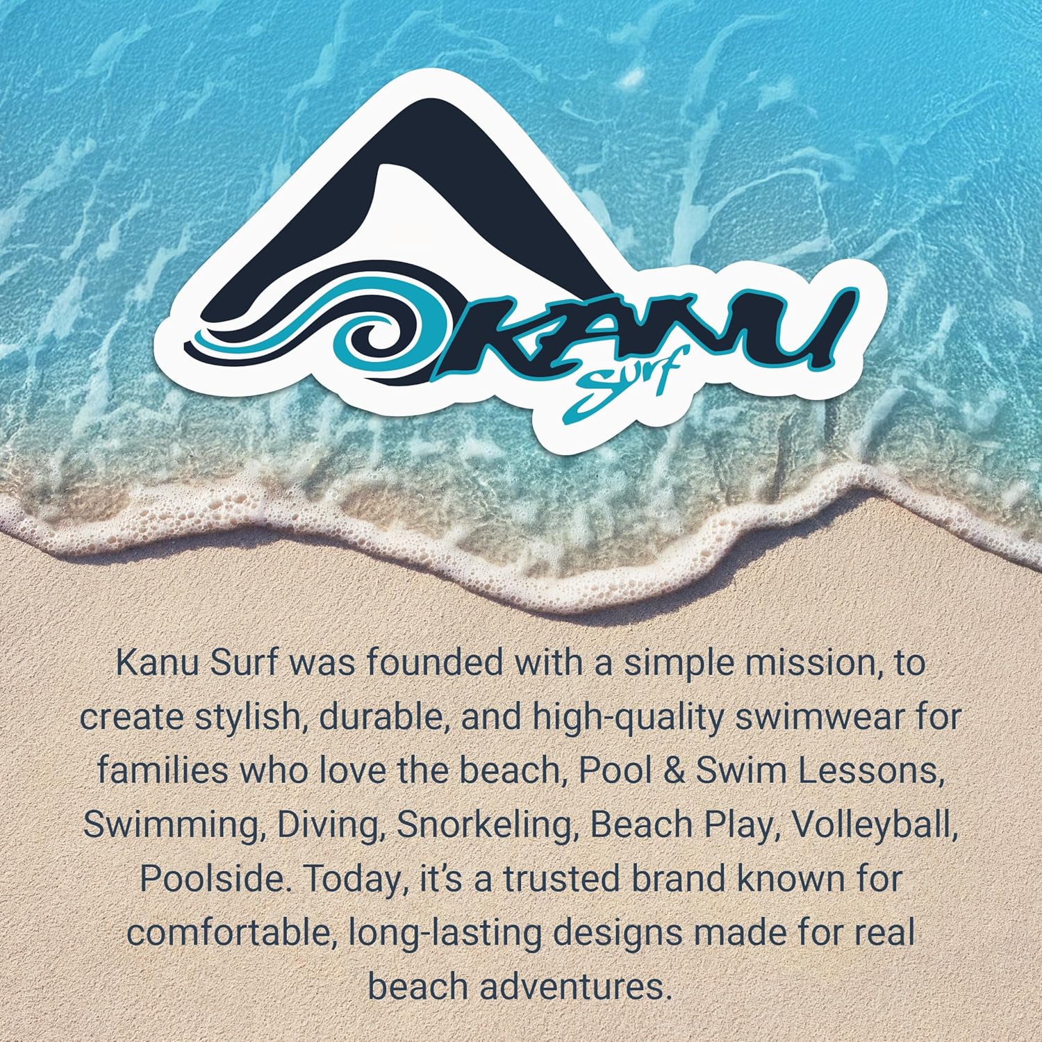 Kanu Surf Girls Daisy Beach Sport One Piece Swimsuit