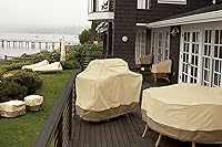 Vista 6 de Cubierta Classic Accessories para barbacoa empotrada, modelo Veranda Island , XS, Pebble