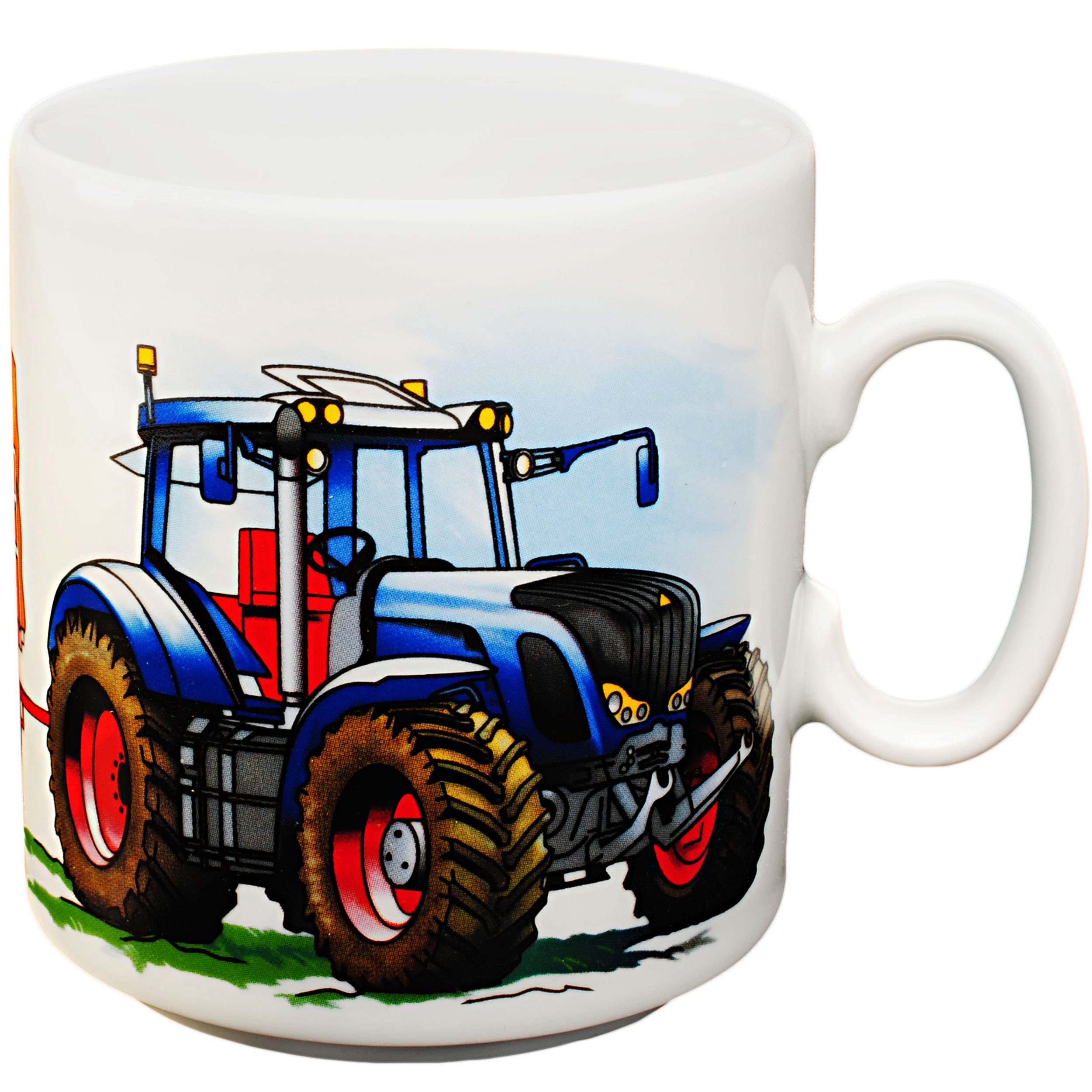 Lesser & Pavey Traktor-Tasse Aus Porzellan – Klassisches Design, Mikrowellen- Und Spülmaschinengeeignet