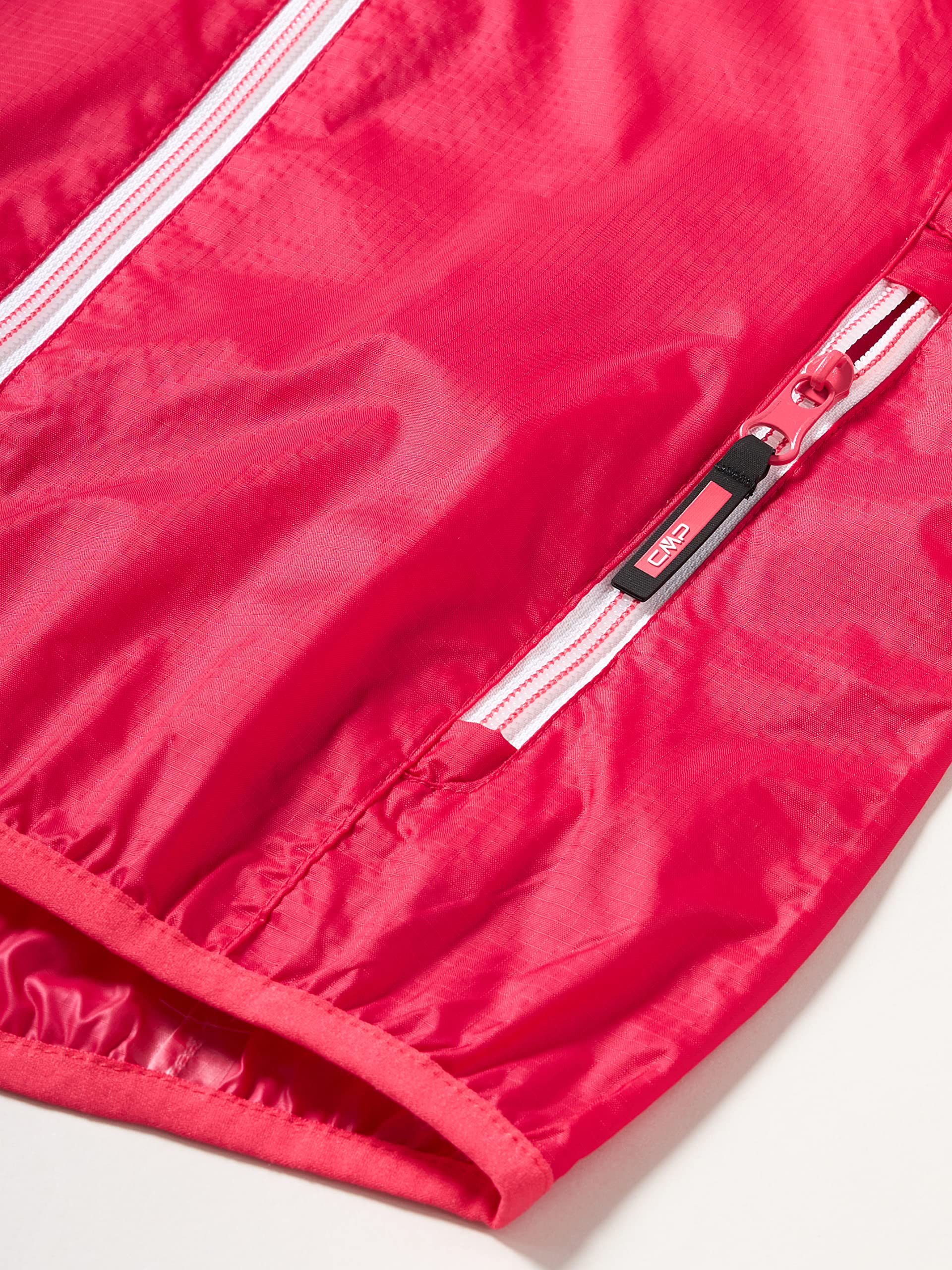 CMP Giacca Da Pioggia Antistrappo Da Bambini Con Cappuccio Fisso Rain Jacket Bambine e ragazze