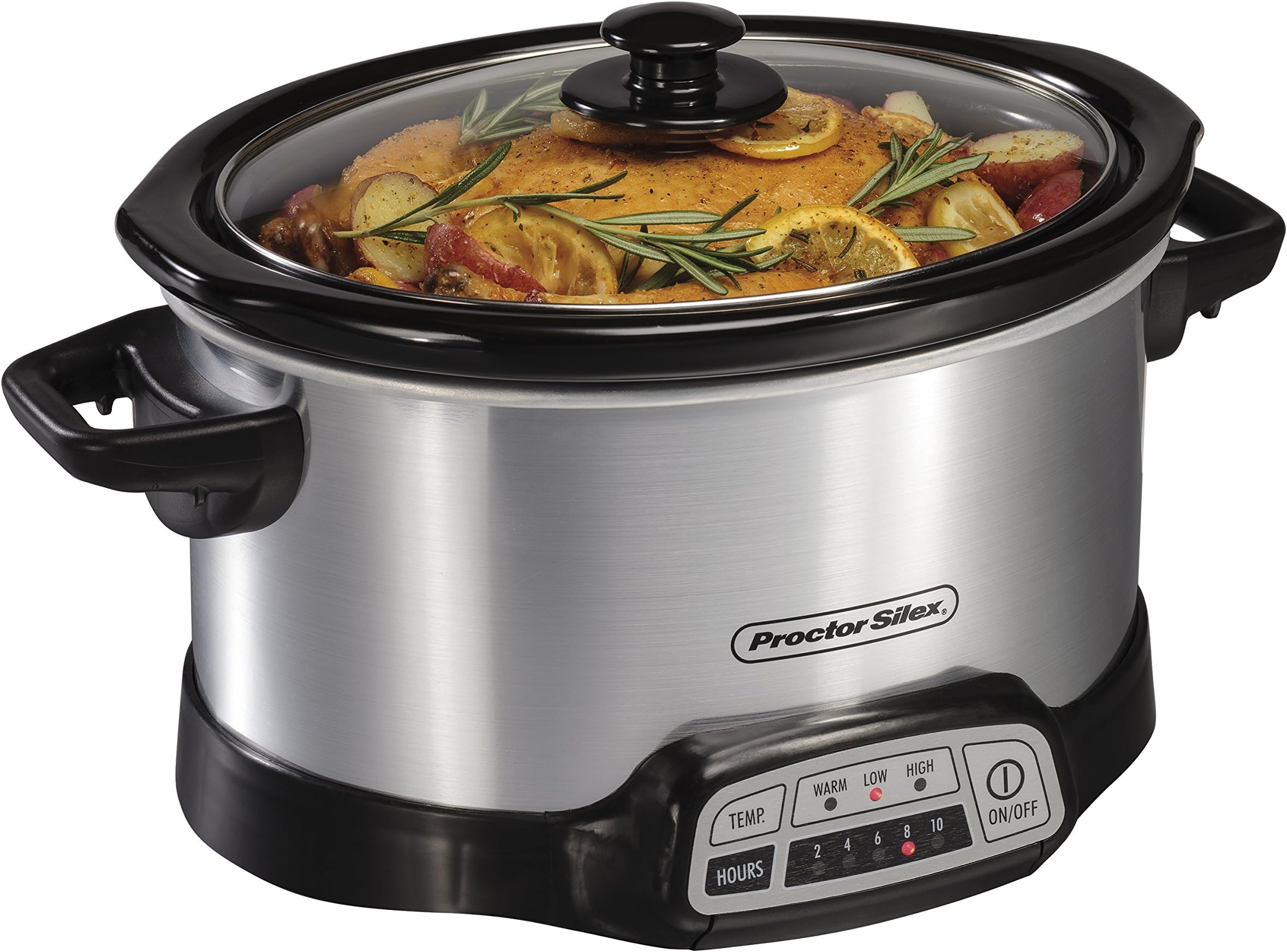 Proctor Silex 33442 Slow Cooker, Silver