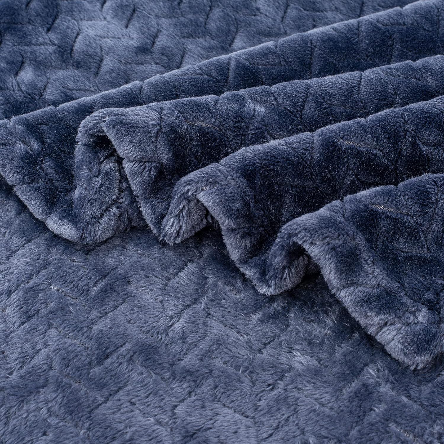 Baby Blanket or Pet Blanket, Comfy Soft Warm Blankets for Baby Girls and Boys, Dog and Cat, Plush Fleece Throw Blankets for Sofa, Couch, Travel and Camping (Elf-Ear 28" x 40", Navy Blue) : Baby