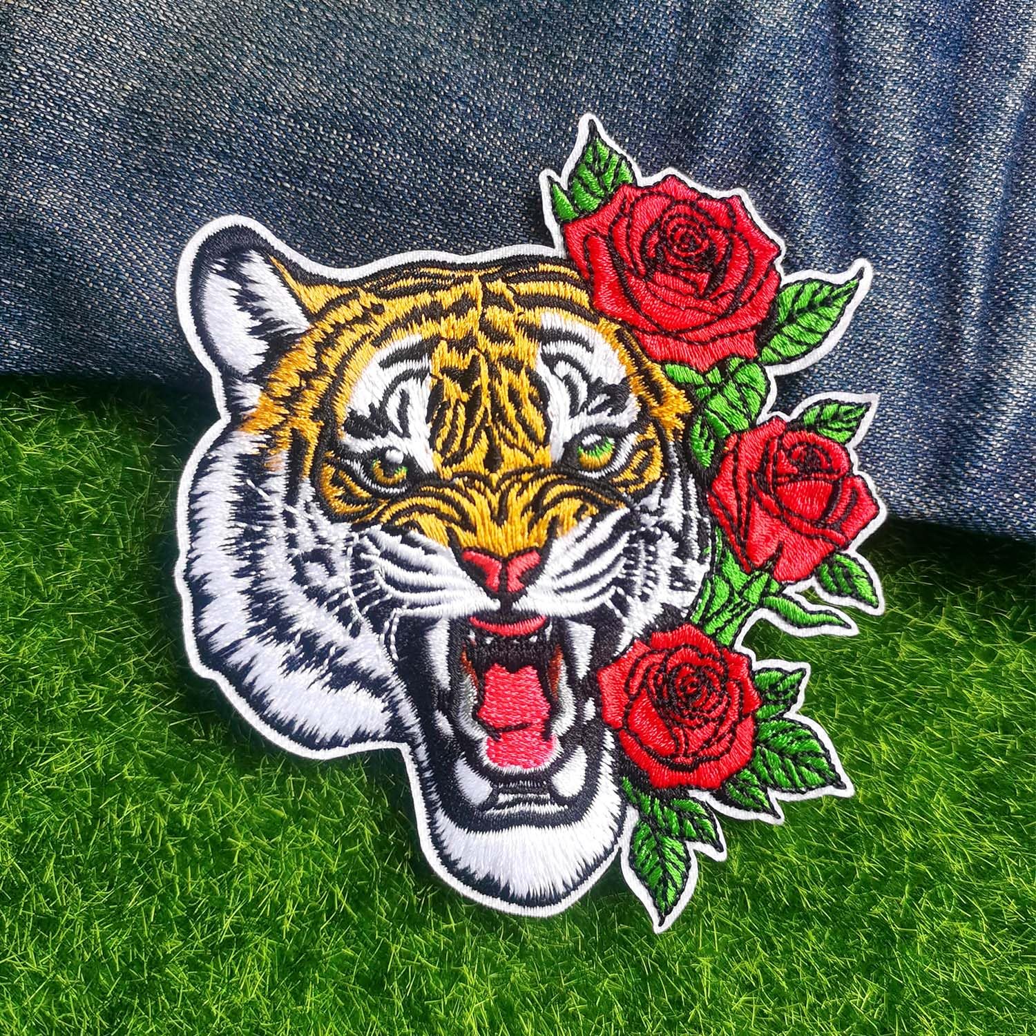BPA Embroidered Patches Iron on Sew on Patches for Clothing Jackets etc, 6Z-Q5M9-36N8, 9.5cm x 10.5cm - Image 2