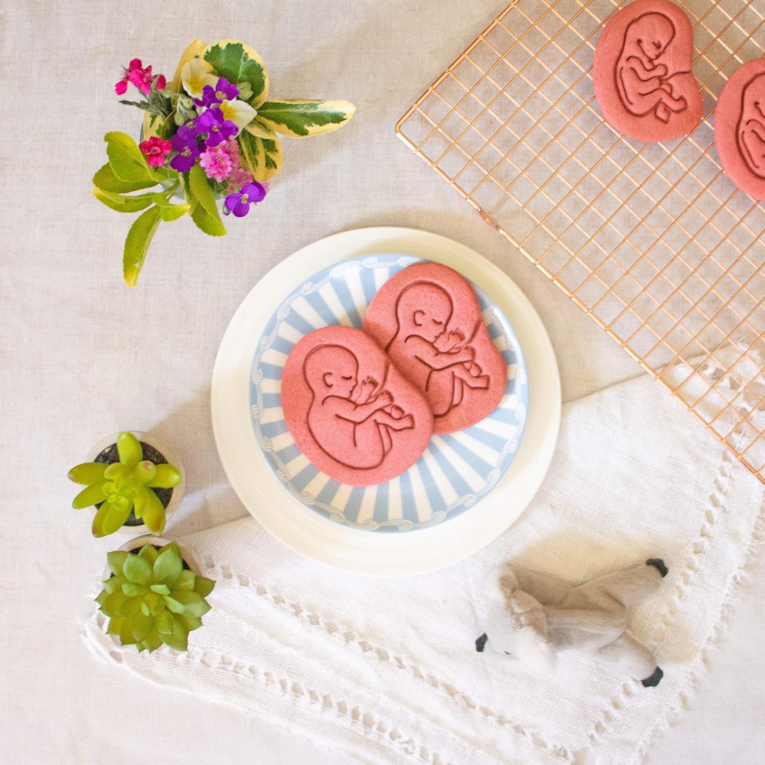 20-week Fetal Development cookie cutter, 1 piece - Bakerlogy
