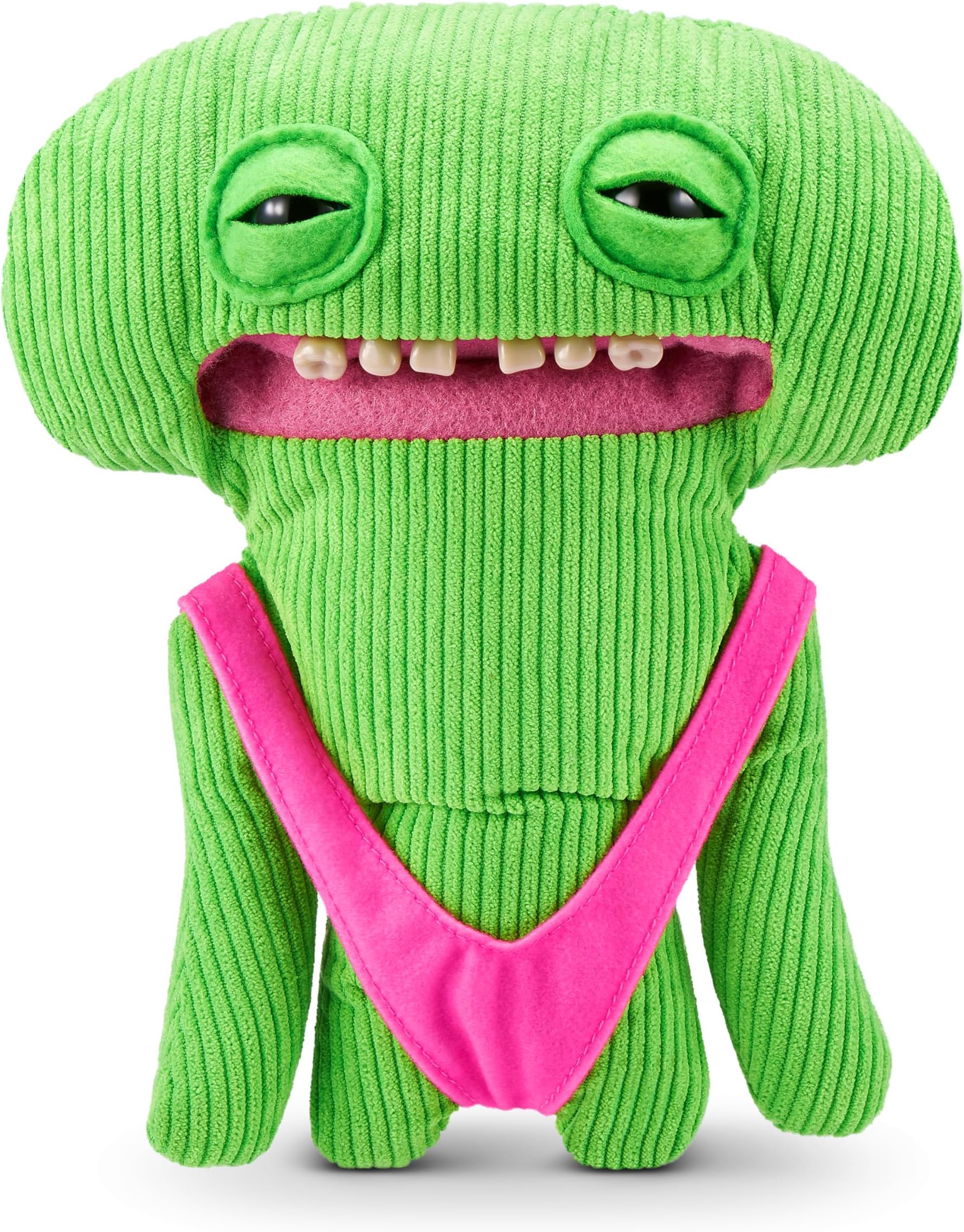 Vacay Vibes 9-inch by ZURU, Funny Ugly Monster Plush Toy, Soft Doll Plushies for Kids and Adults (Smiley O Riley)
