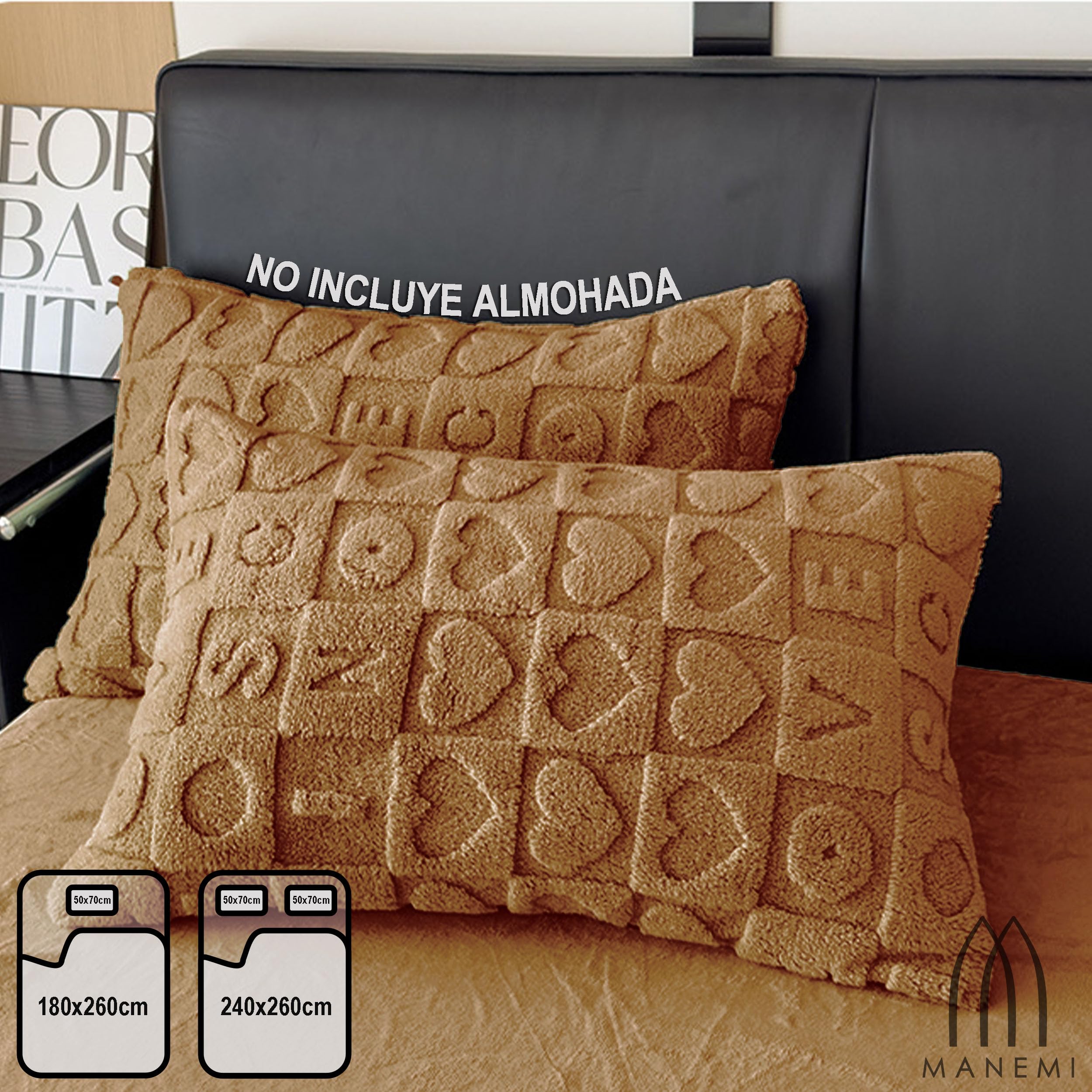 Colchas De Verano Cama 150 MANEMI Edredu00f3n Borrego 180 X 260 Cm