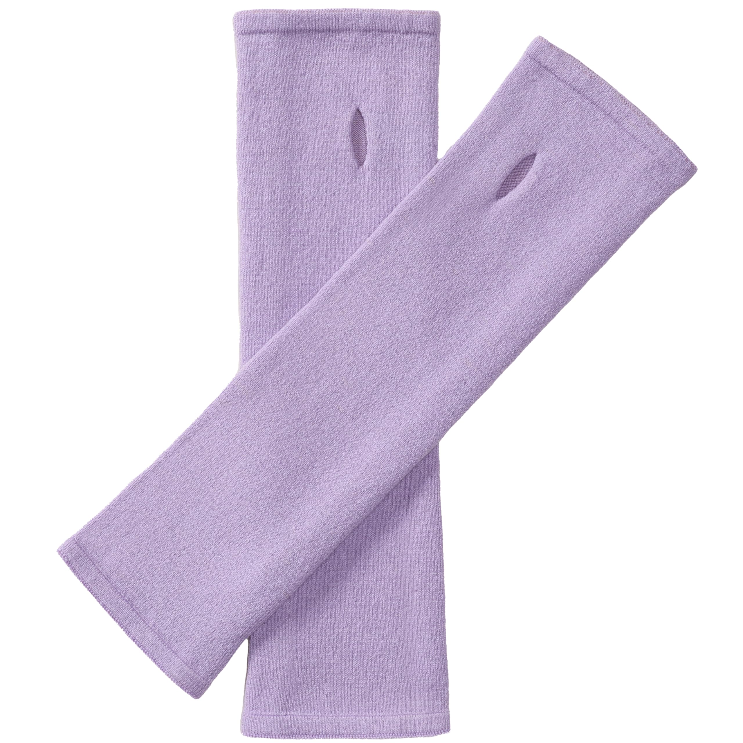Enter The Complex Women's Lavender Enter The Complex® Arm Warmers With Thumb Hole Merino Wool For Men And One Size
