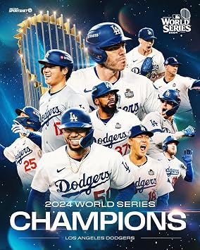 SPORTSPHOTOSUSA 2024 Los Angeles Dodgers Win The World Series 8x10 Team Photo Composite