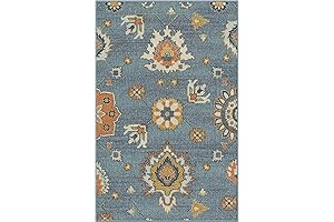 Maples Rugs Kitchen Rugs 2-Piece Blue Throw Rug