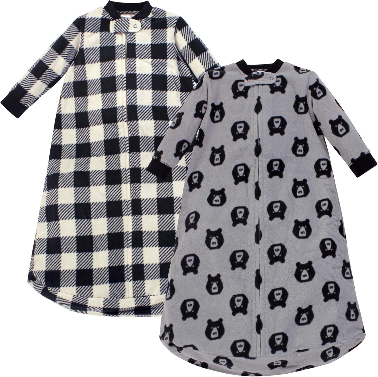 Yoga Sprout unisex-baby Unisex Baby Fleece Long Sleeve Sleeping Bag 2pk