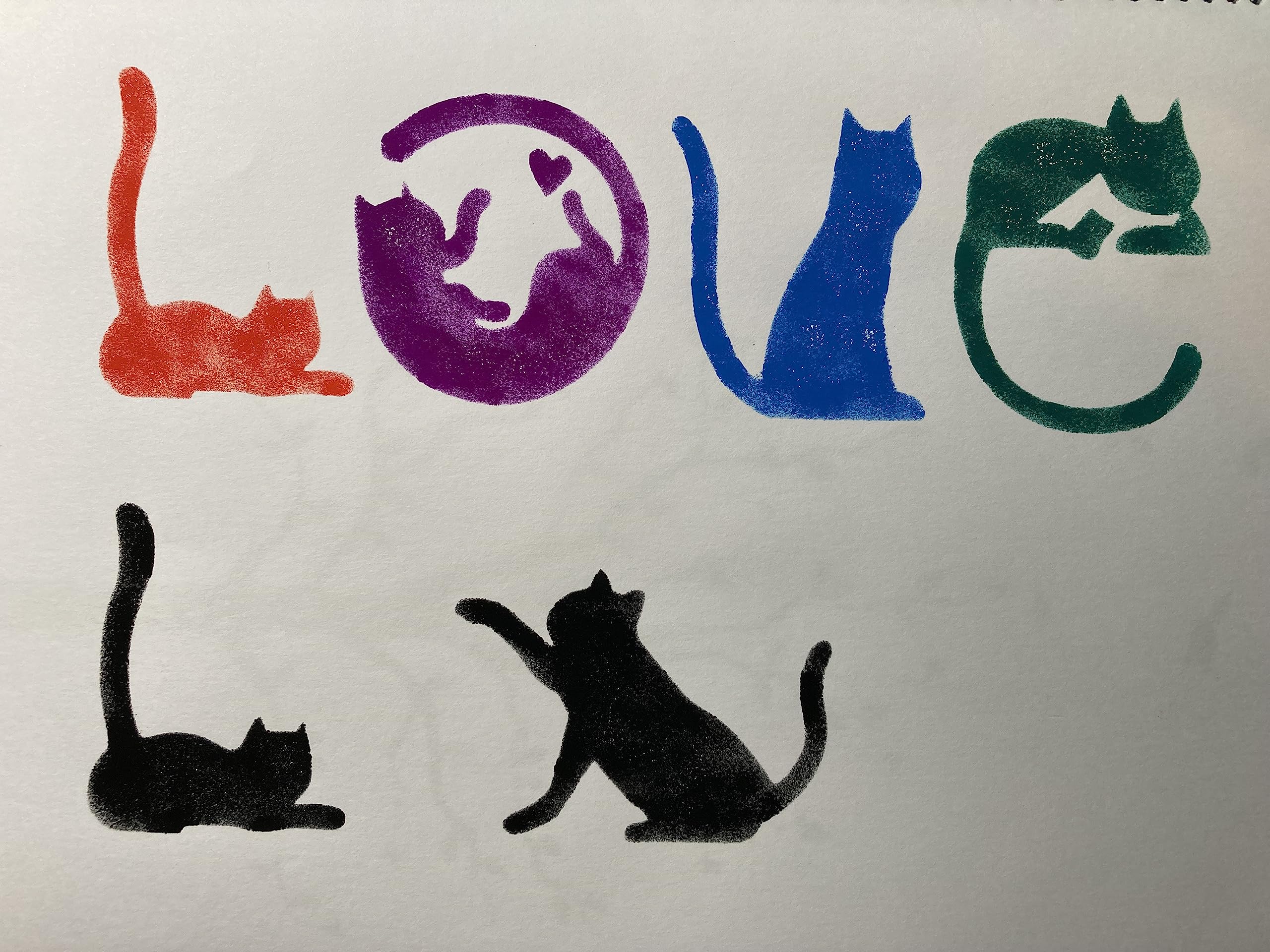 Amazon.co.jp: カインドストア ステンシルシート ステンシルアート