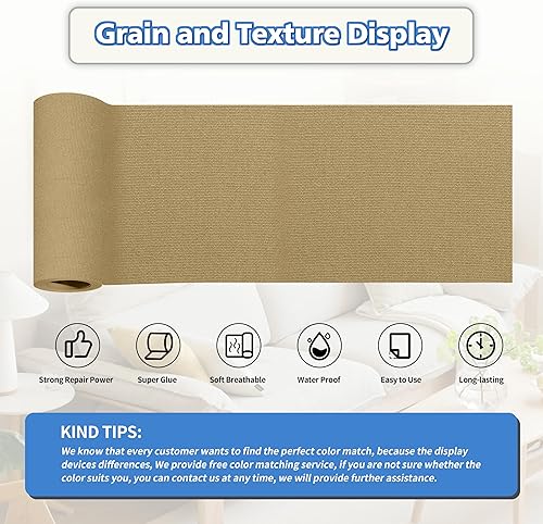 Vista 225 de KING MOUNTAIN Cinta de reparación de lona, parche para equipos para exteriores, 4 x 63 pulgadas, impermeable, autoadhesiva para reparar cubiertas