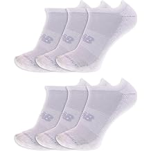 New Balance Unisex Adult Performance Cushioned No Show Socks - 6 & 12 Pairs - Moisture Wicking
