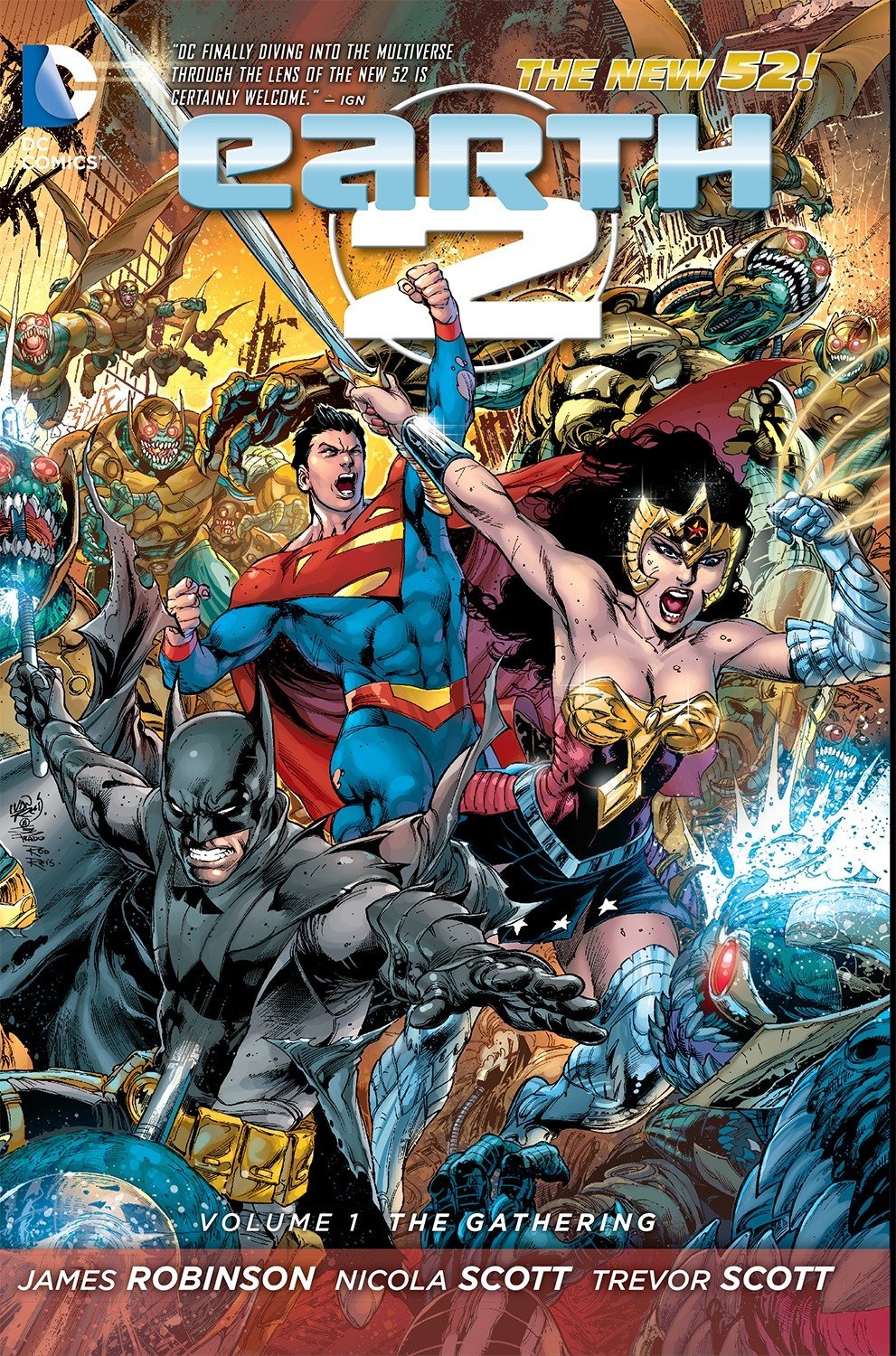 Earth 2 Volume 1: The Gathering TP (The New 52): The Gathering (The New 52) Paperback – 15 Oct. 2013