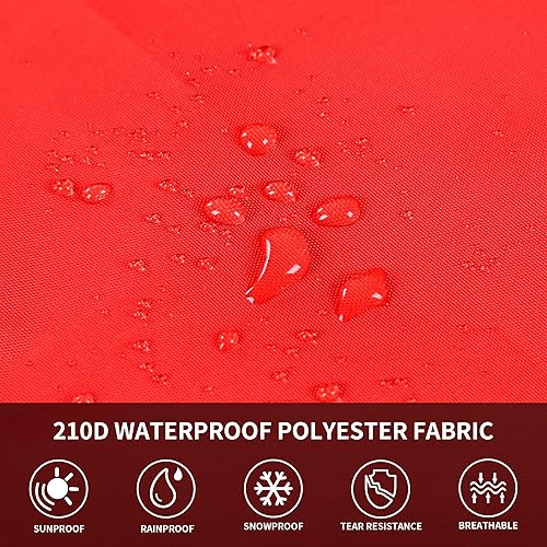 Miniatura 4 de Coverado Funda impermeable para automóvil para todo tipo de clima, para exteriores, para automóviles, nieve, lluvia, sol, cubierta exterior