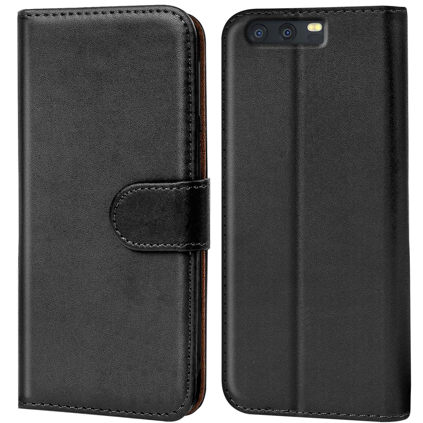 Verco Custodia In Pelle PU Per Huawei P10 - Portafoglio Con Chiusura Magnetica E Supporto - 3