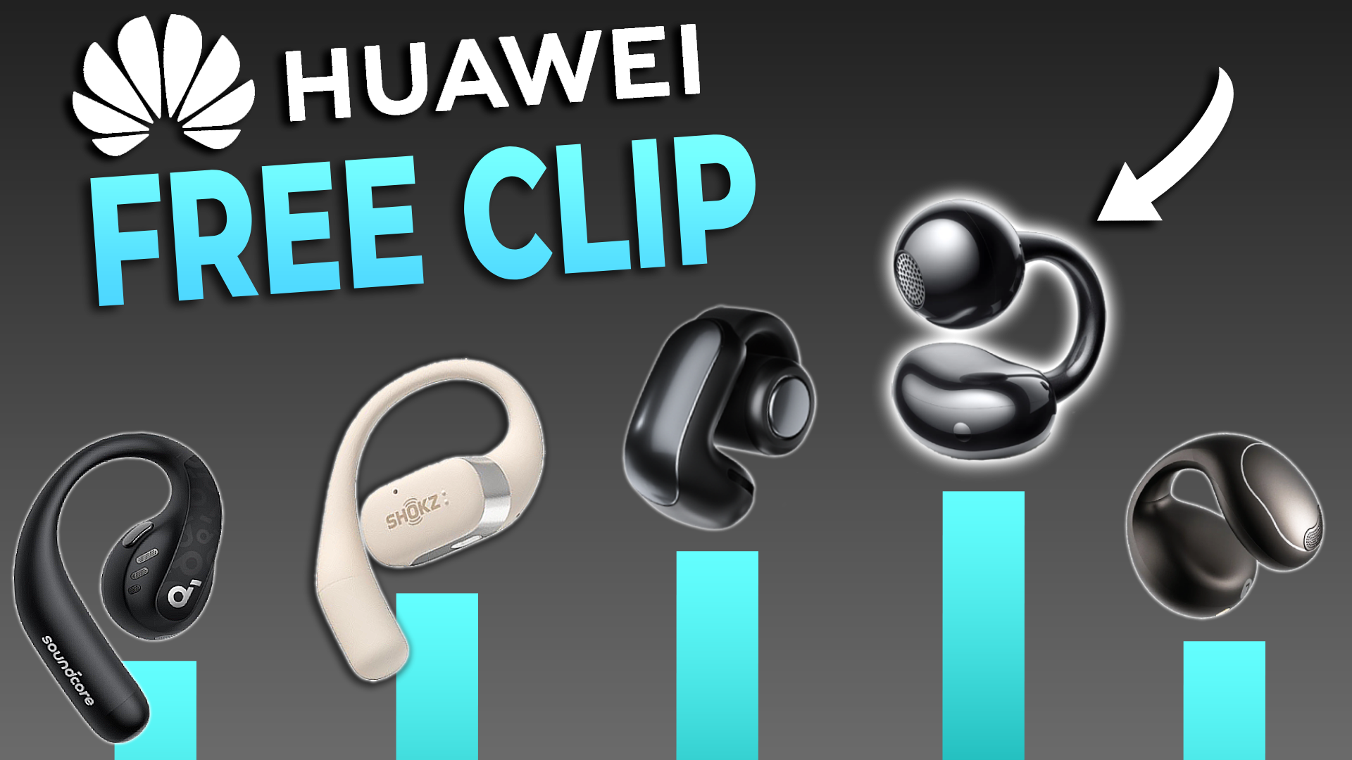 Watch HUAWEI FreeClip ﹙VS the BEST Open Earbuds﹚ on Amazon Live