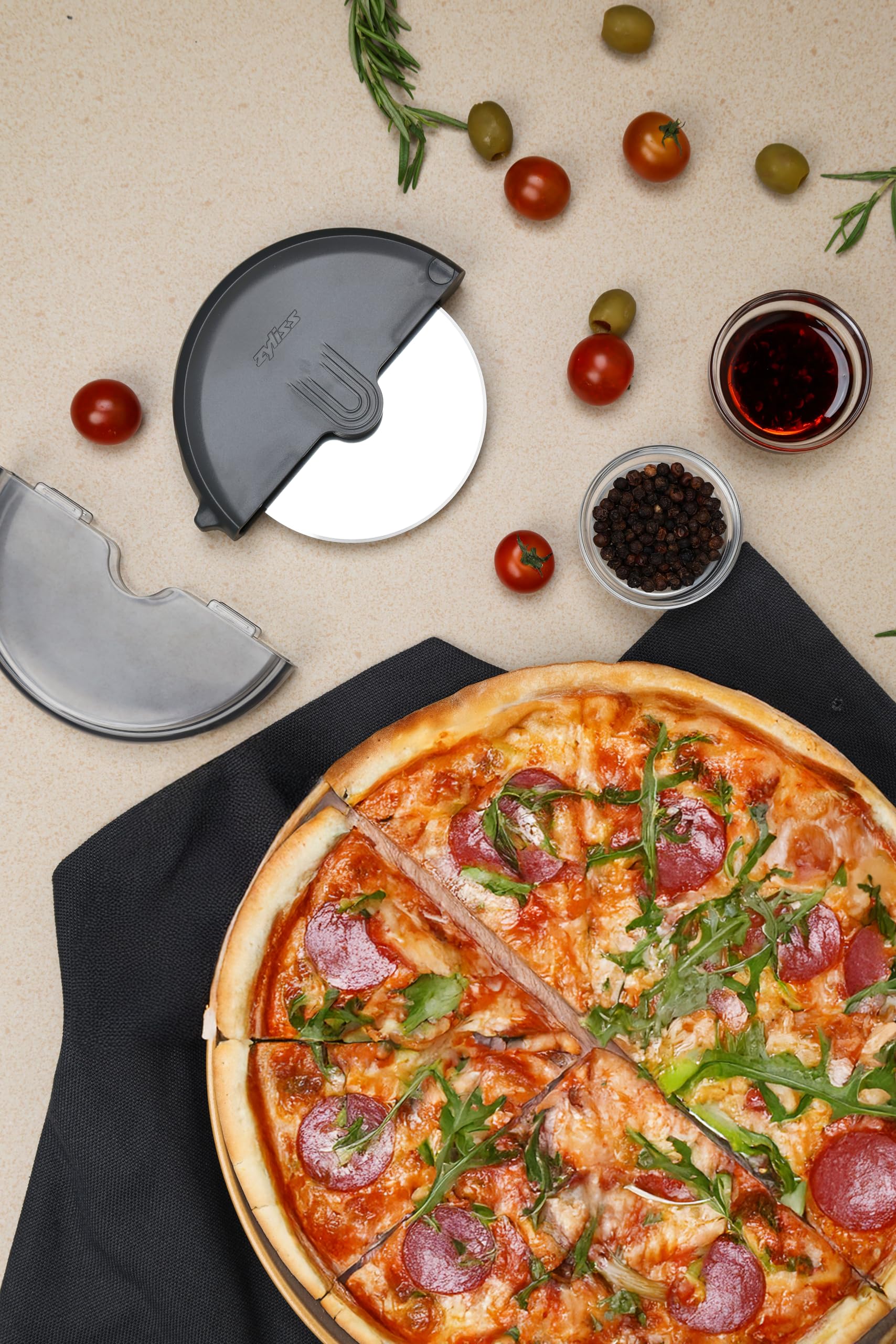 Zyliss Pizza Cutter - Sharp & Easy Slices -4