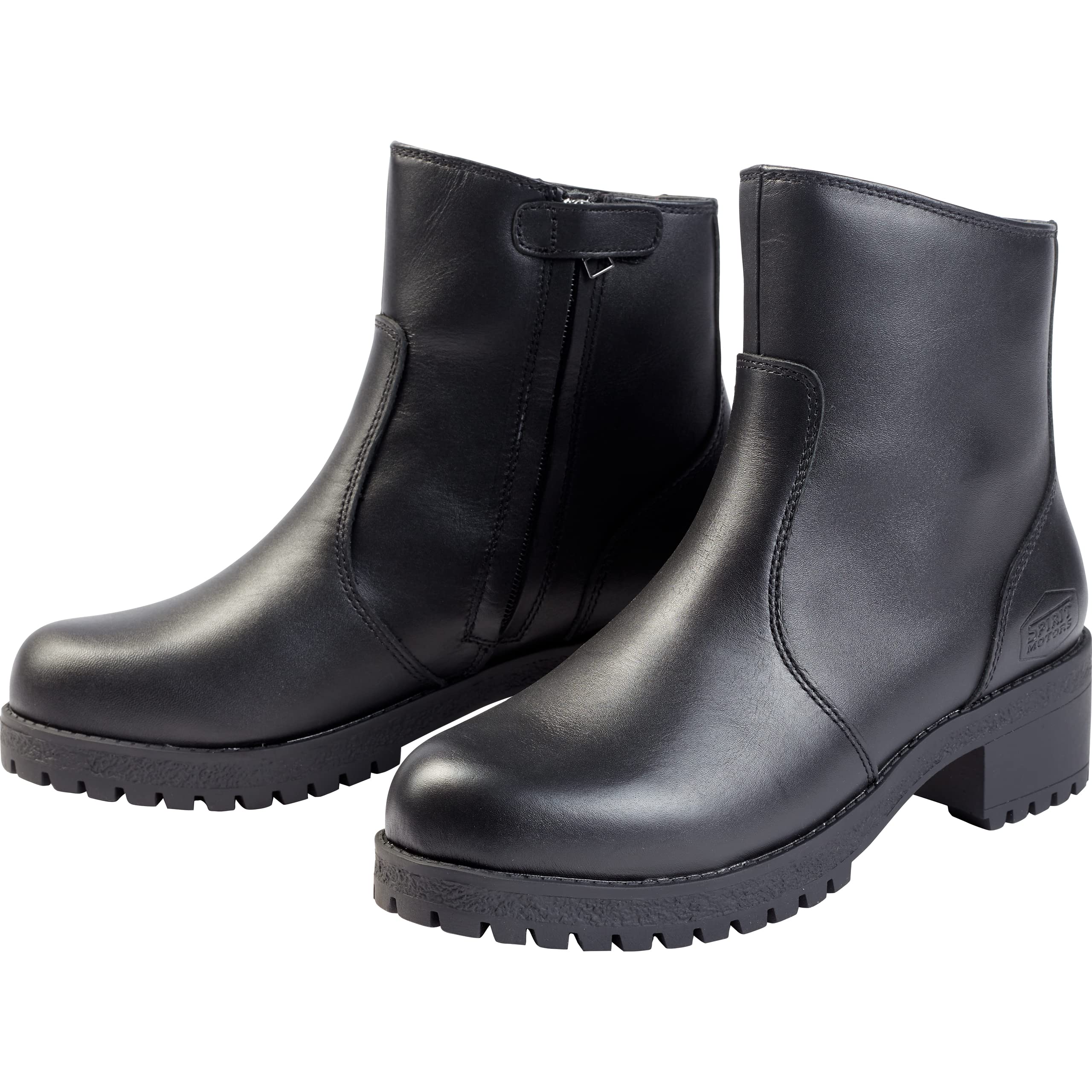 Spirit Motors Damen Lederstiefel 1.0 - Kurzschaft - 4cm Absatz - Rindsleder