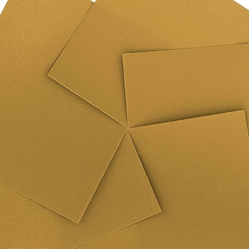 Miniatura 9 de Dura-Gold Hojas de papel de lija dorado de 14 de hoja de alta calidad, grano 600 (caja de 400)  Carpintería para muebles de madera, pintura