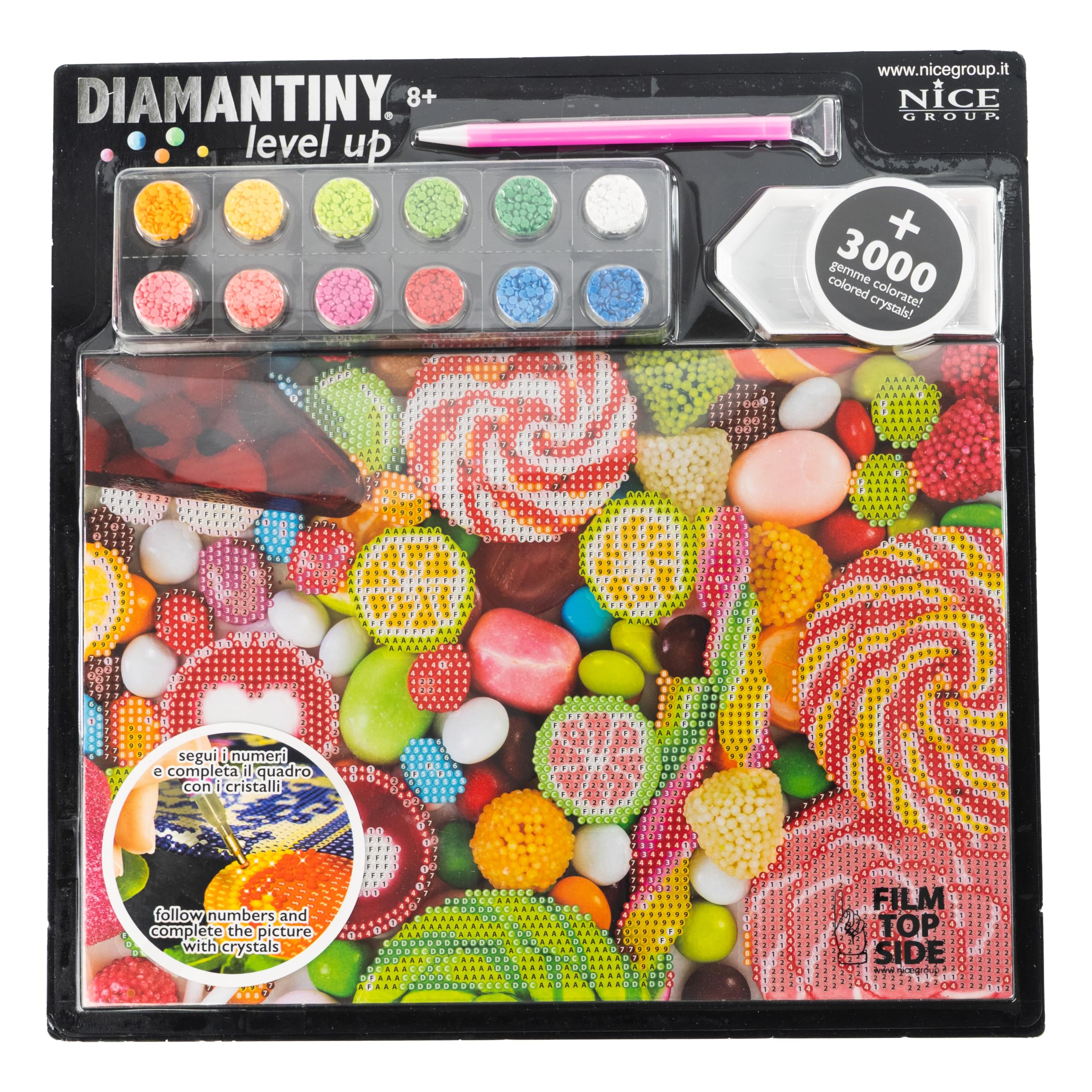 DIAMANTINY Level Up - Landscape - Nice Group Creative Art, Diamond Painting Kit, Create The Candy Mosaic
