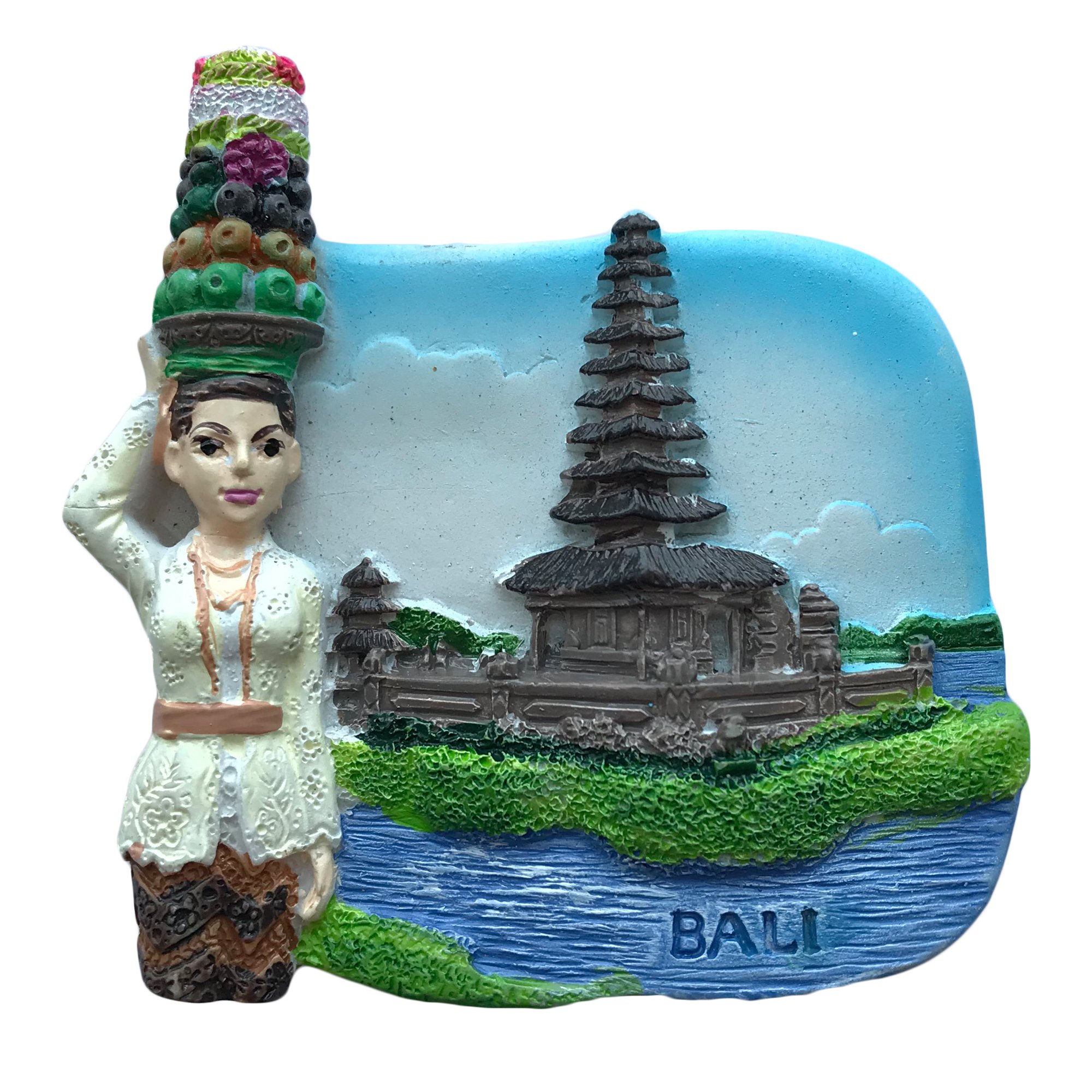 Wedarego Bali Indonesia 3D Refrigerator Magnet Travel Sticker Souvenirs Collection,Home & Kitchen Decoration Bali Fridge Magnet From China