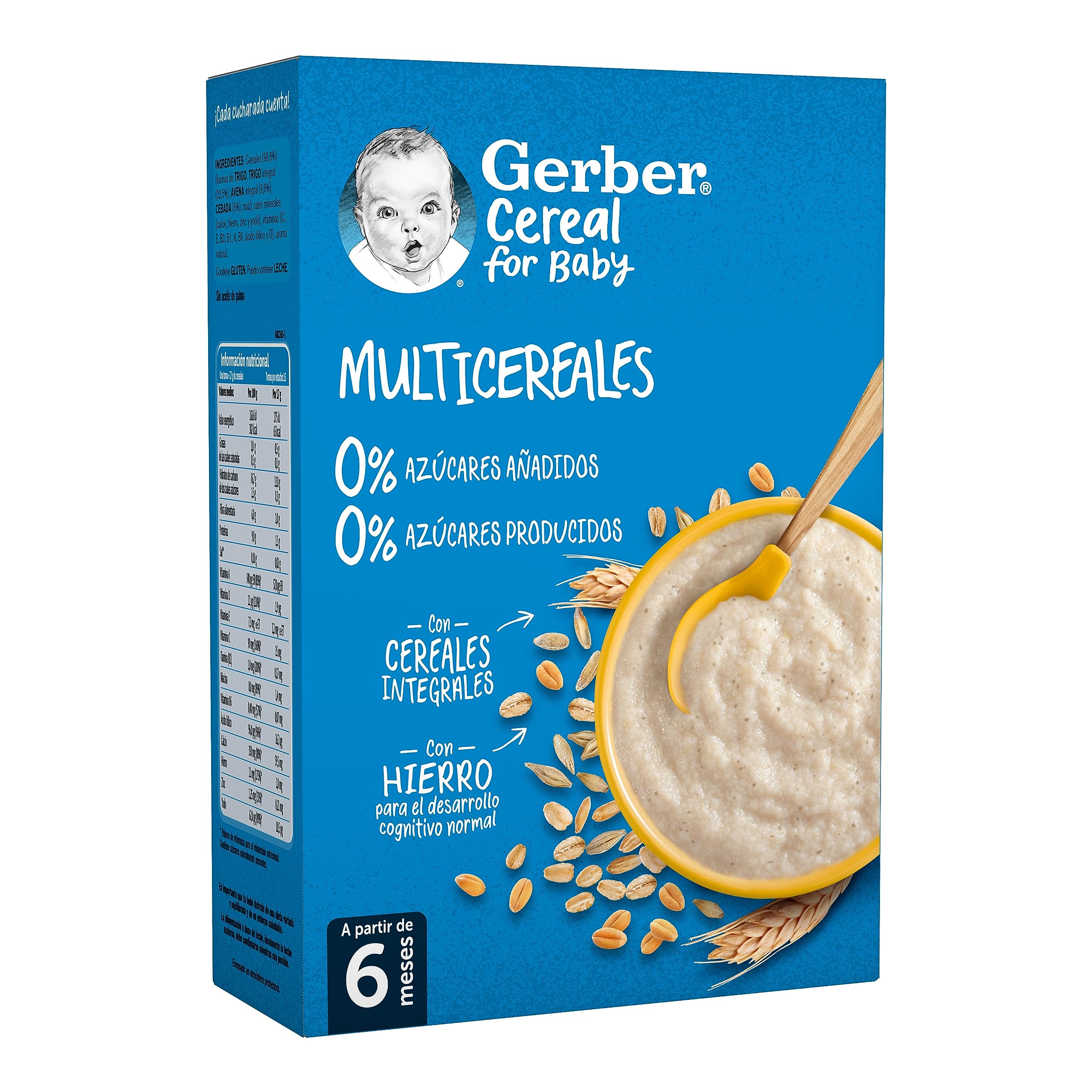 GERBER Papillas Multicereales 270 g