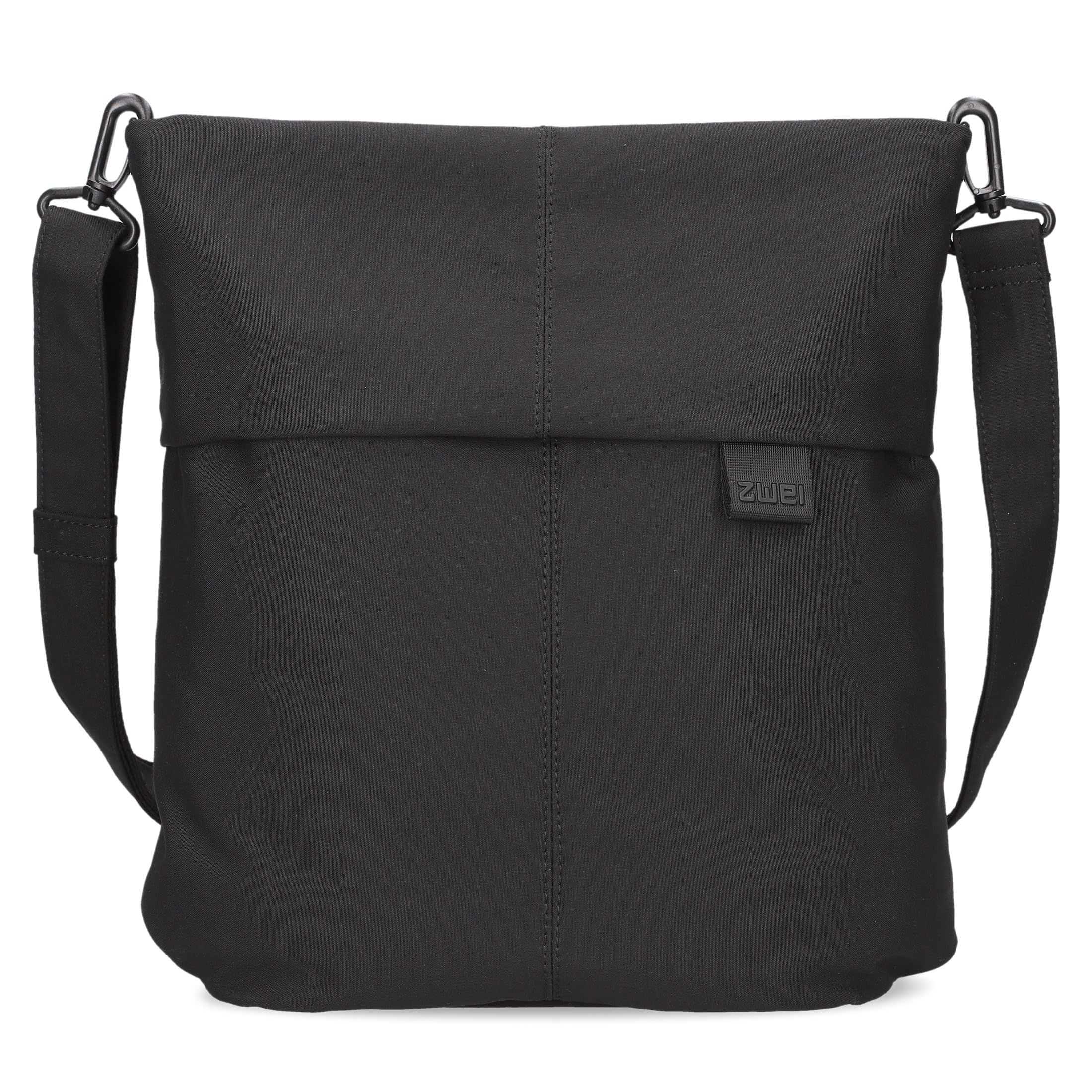 Zwei Damen Handtasche Mademoiselle.Tex MTX12 Umhängetasche 7 Liter Crossbody Bag, Schultertasche in DIN-A4-Größe, Schlüsselring, Geheimfach, inkl. extra kurzen, abnehmbaren Schultergurt