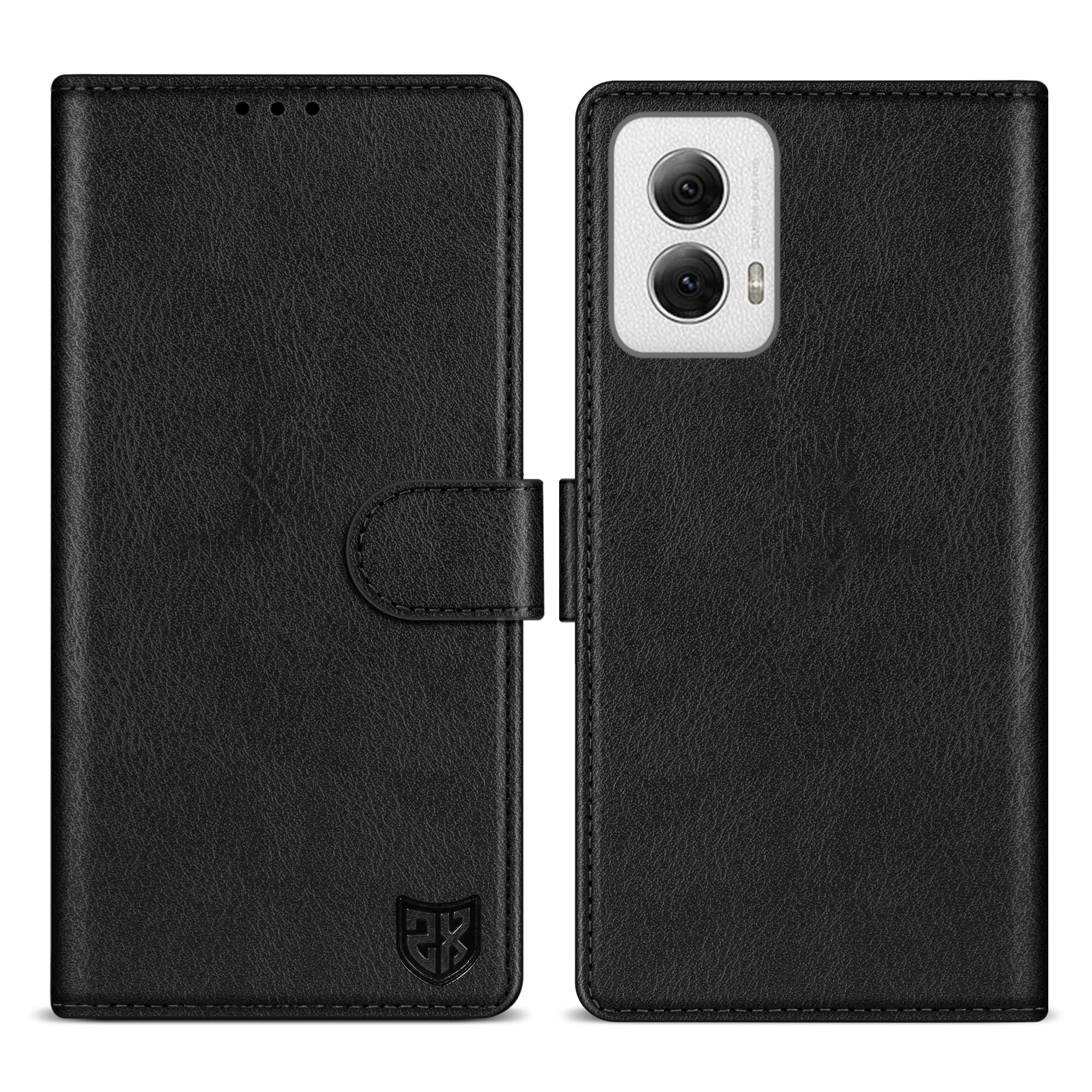 ZZXX for Motorola Moto G Power 5G 2024 Wallet Case with [RFID Blocking] Card Slot Kickstand Magnetic Leather Flip Fold Protective Phone Case for Moto