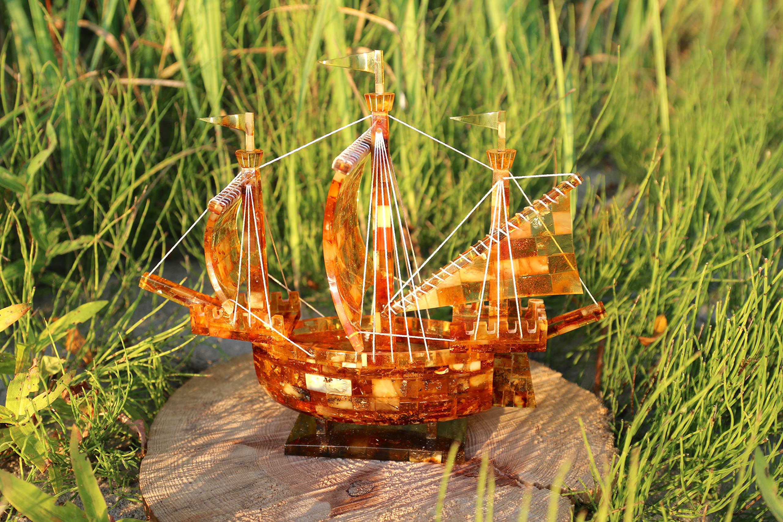 ANDANTE - Amber - Boat - Luxury Collection - 100% Natural Baltic
