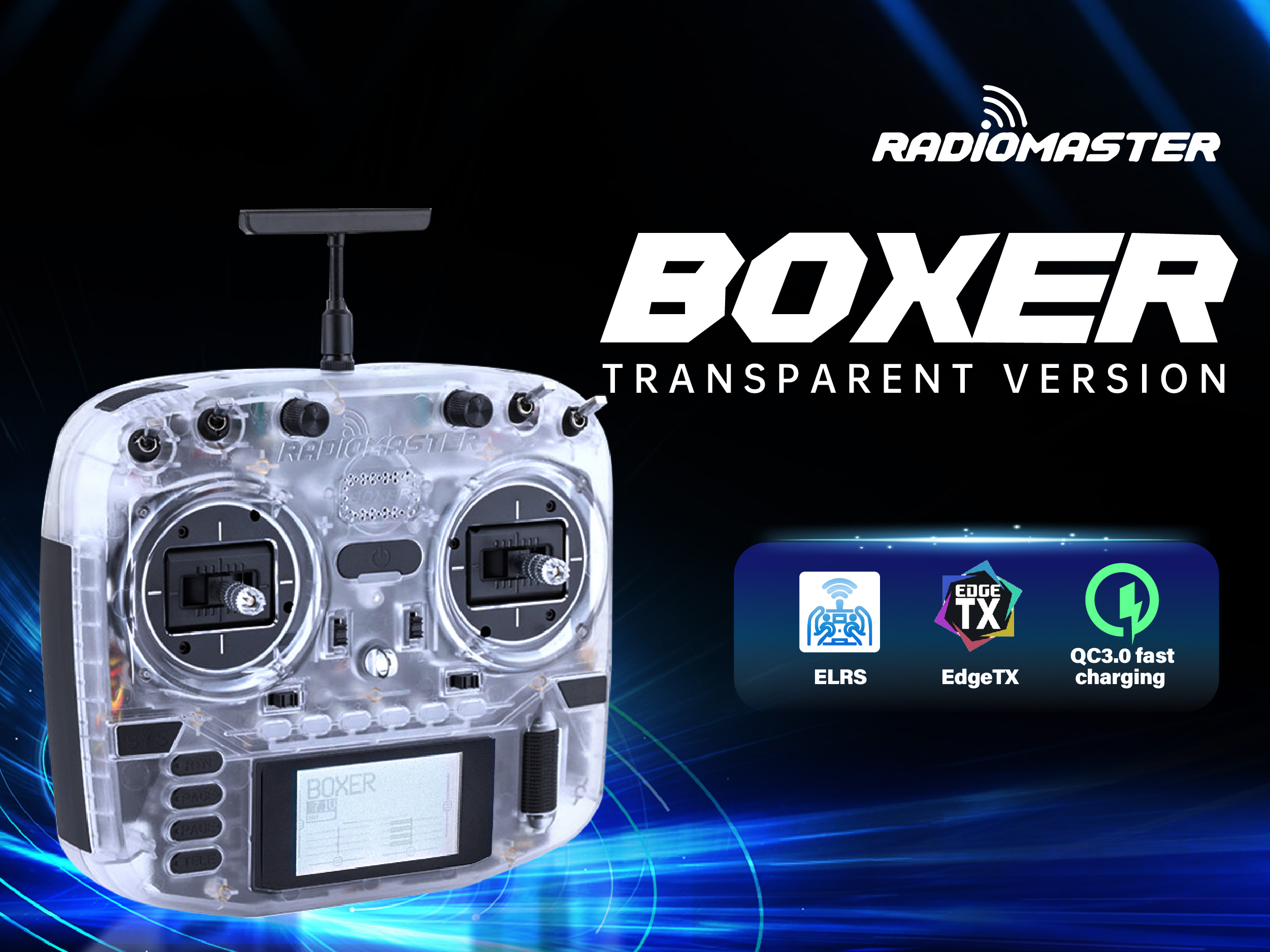 Amazon.com: Radiomaster Boxer ELRS 2.4GHz 16CH Hall Gimbals Radio