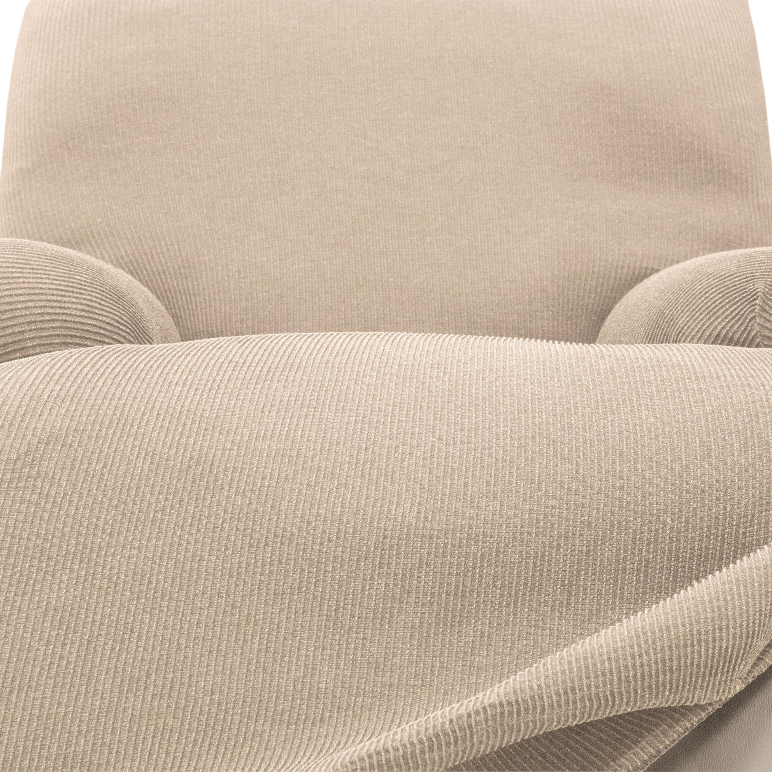 FAVERTI® Funda Elástica Sillón Relax Pies Juntos Reclinable de 70 a 90cm | Modelo Reale | Beige | Funda Sillón Abatible Universal | Protector de Calidad Tejido Jacquard Tacto algodón