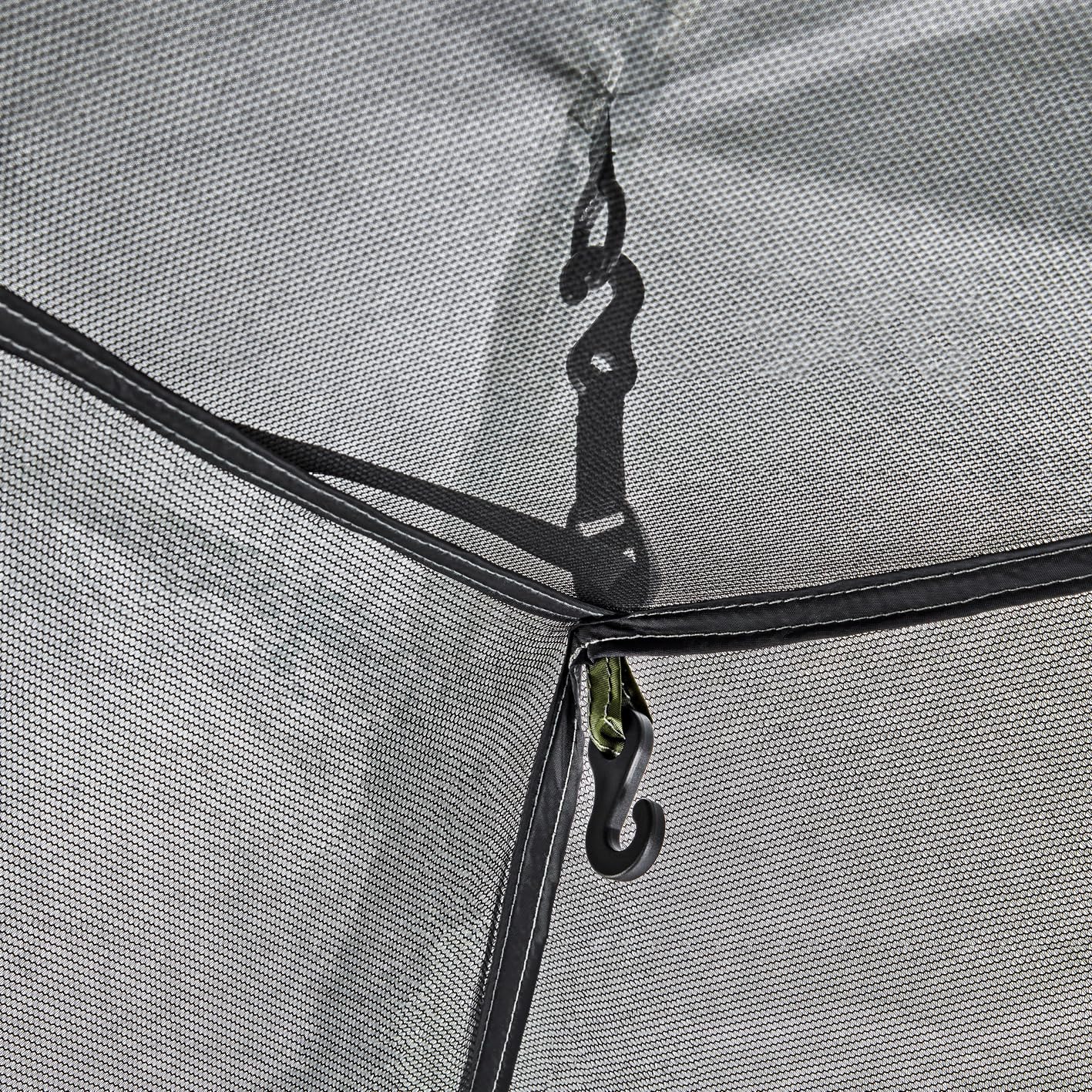 Where Tomorrow Moustiquaire pour tonnelle Pop-up 190-230 cm - Protection Contre Les moustiques et Les Insectes avec Fond et Fermeture éclair pour tonnelle de Jardin - avec piquets et Sac - pour