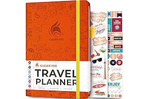 Clever Fox Road Trip Planner and Travel Journal