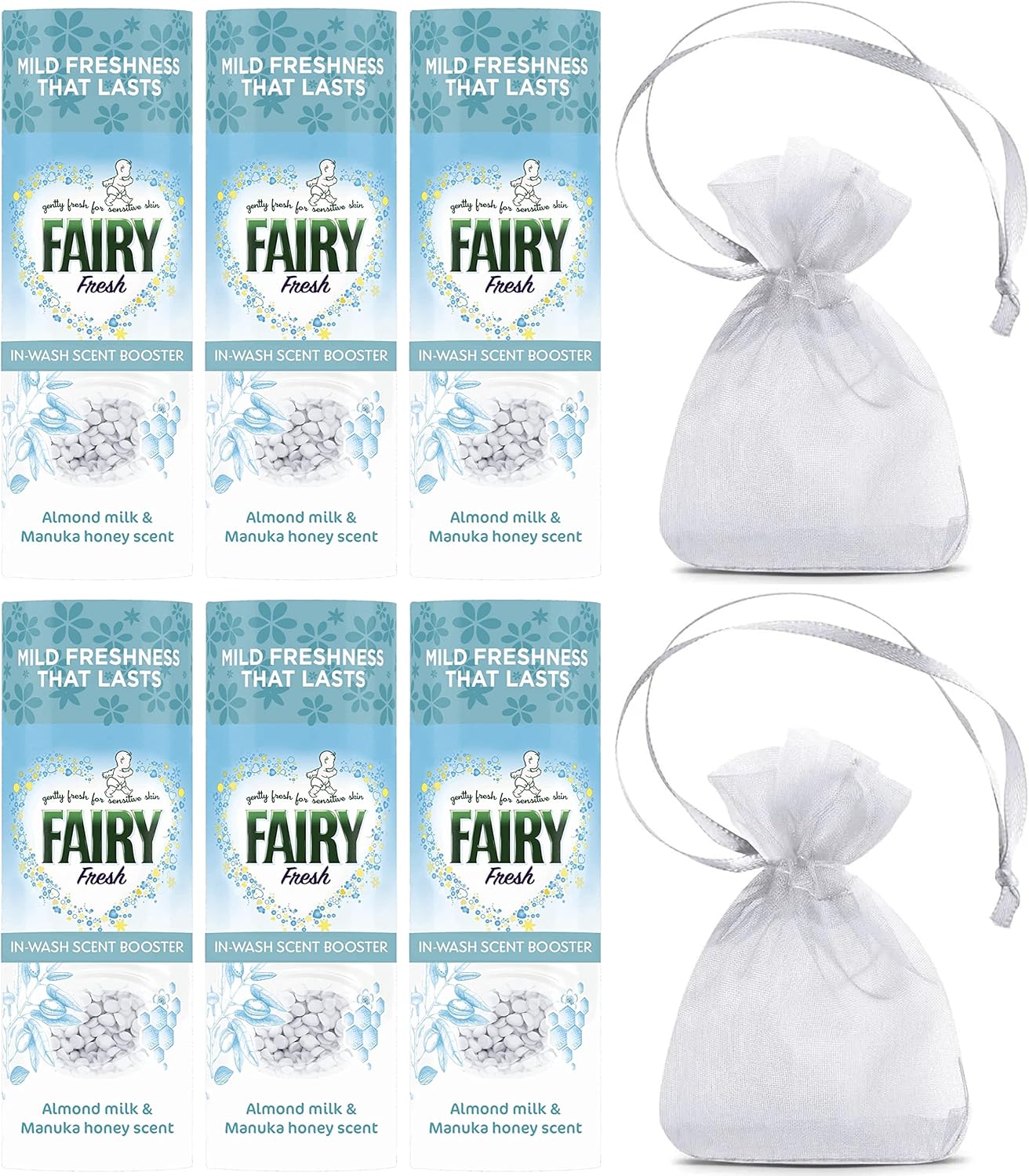 Fairy Fresh in Wash Scent Booster Beads, Almond Milk & Manuka Honey